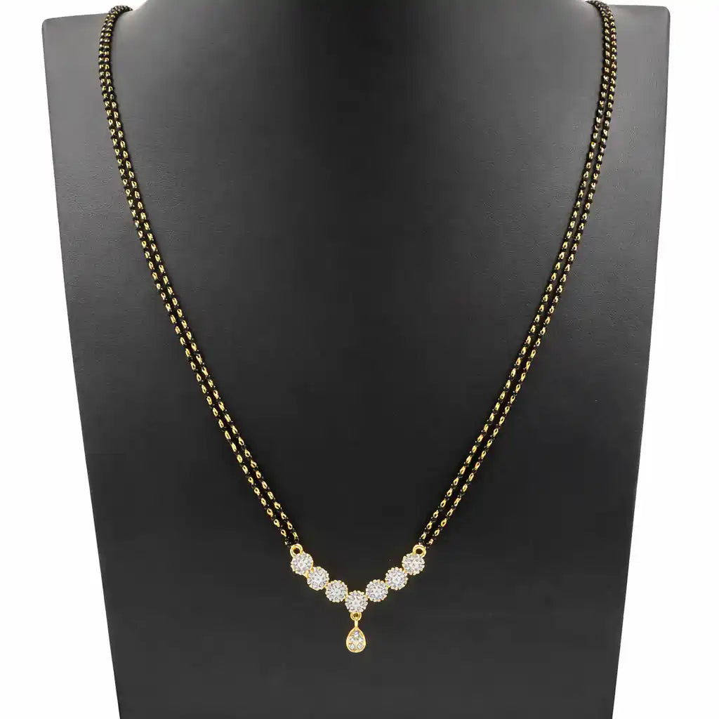 Karimani (Mangalsutra) Stone Necklace PLKM48-034