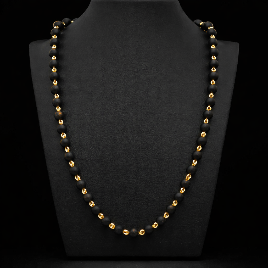 Golden Karungali Spiritual Healing Stone Chain PKKC3-057