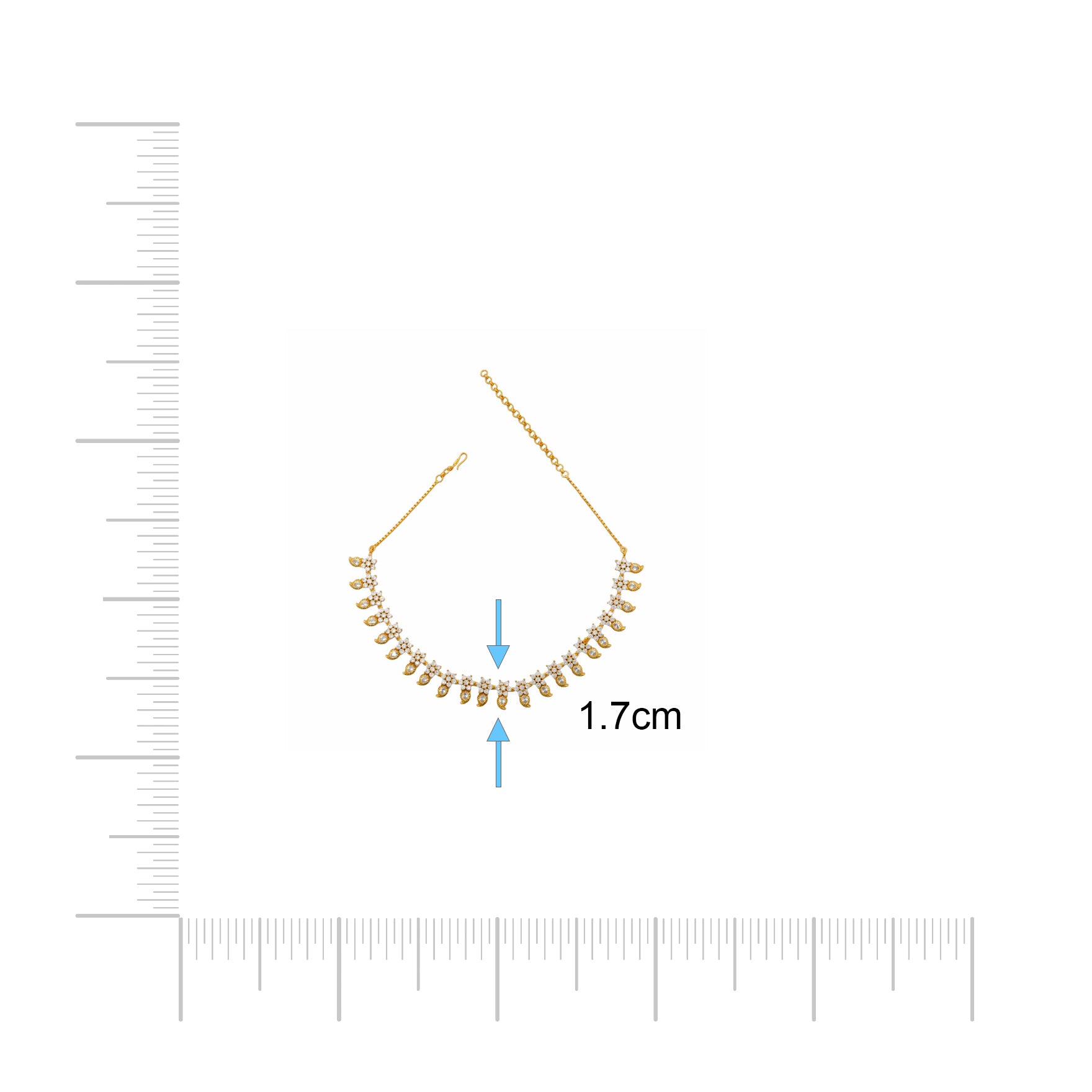 Premiun Stone Necklace with Stud PMSNS27W-007, PMSST2W-051