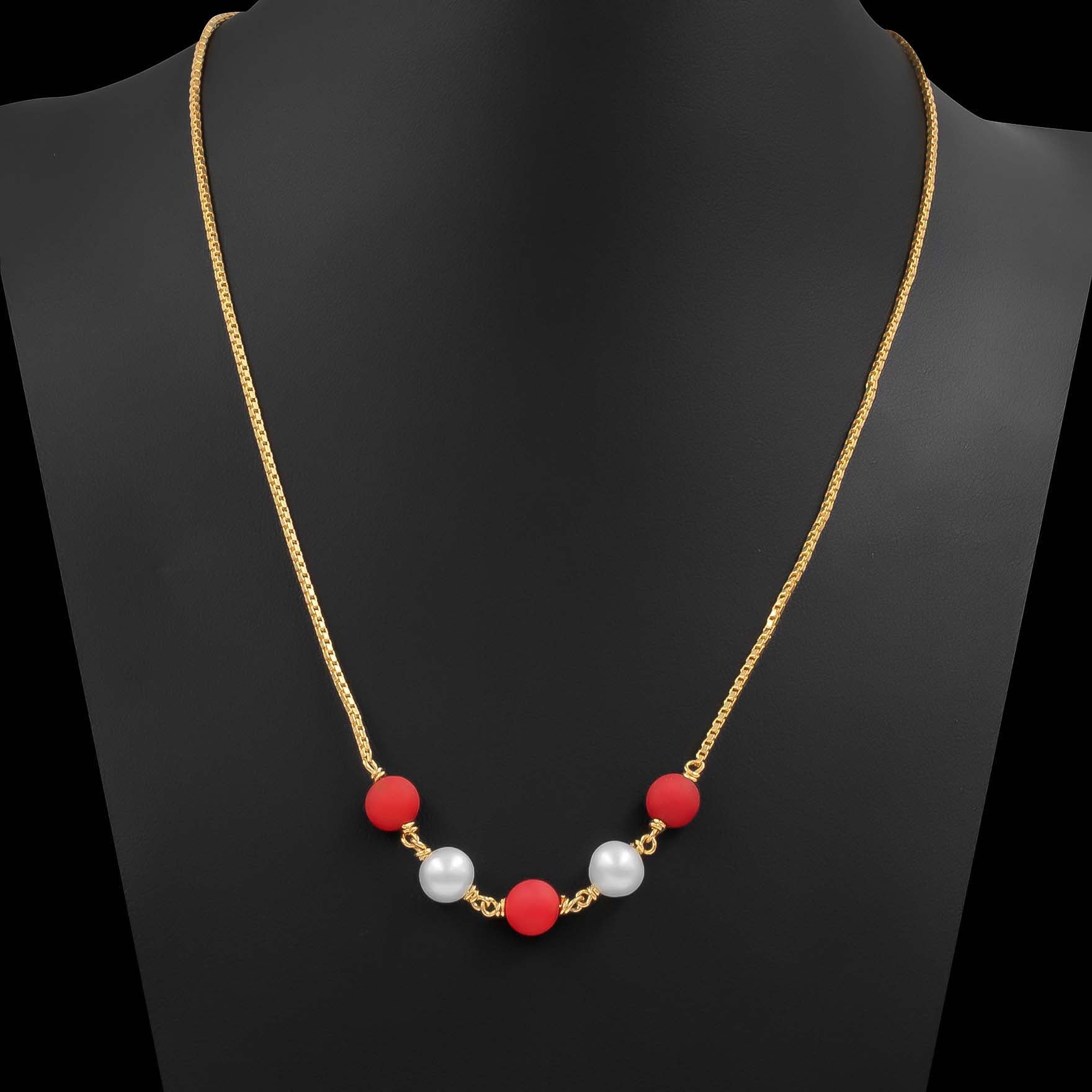 Coral Stone Necklace PPNS2PC-093