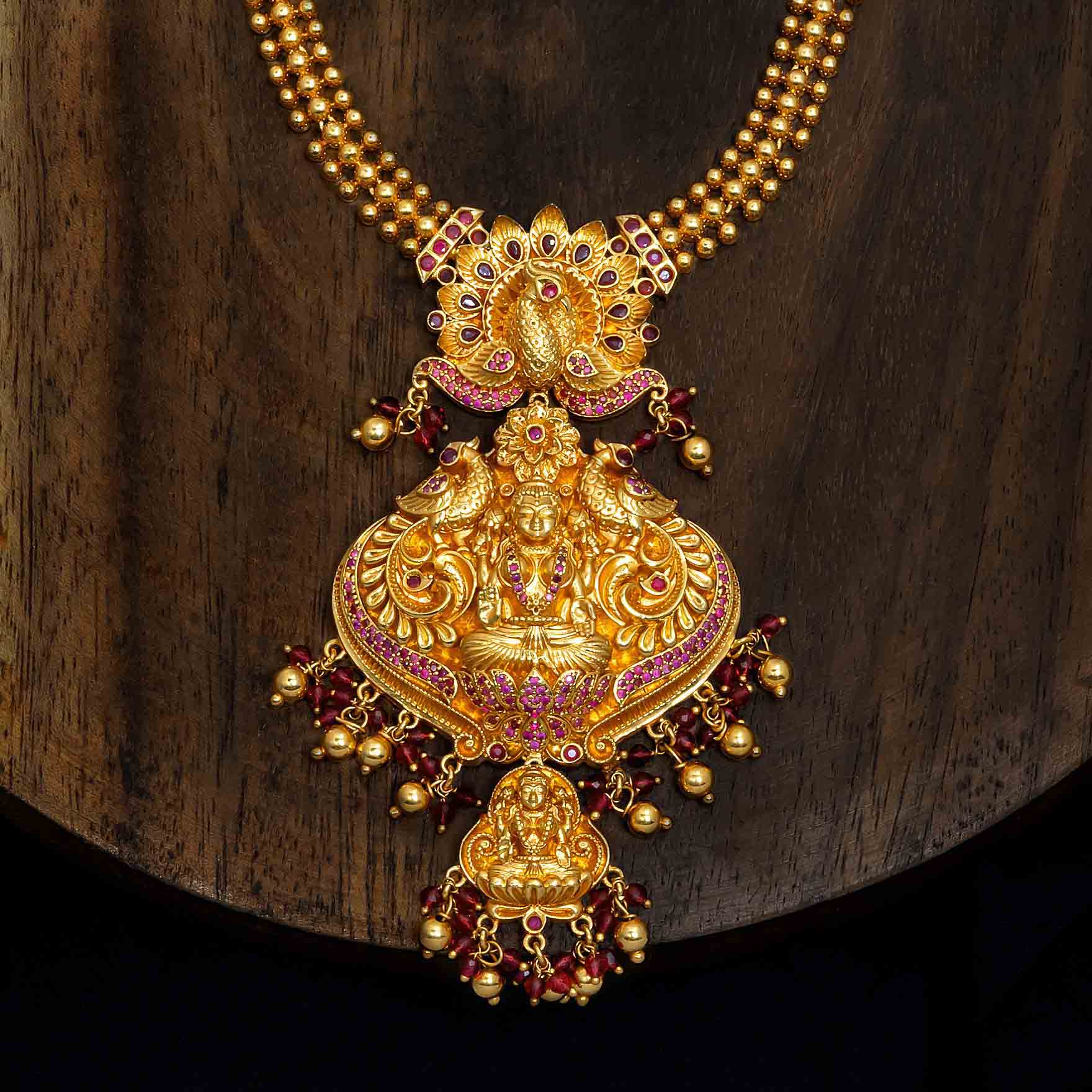 Sreshta Necklace With Earring PSGRNSSR7R-0311 , PSGRHSTSR2R-004