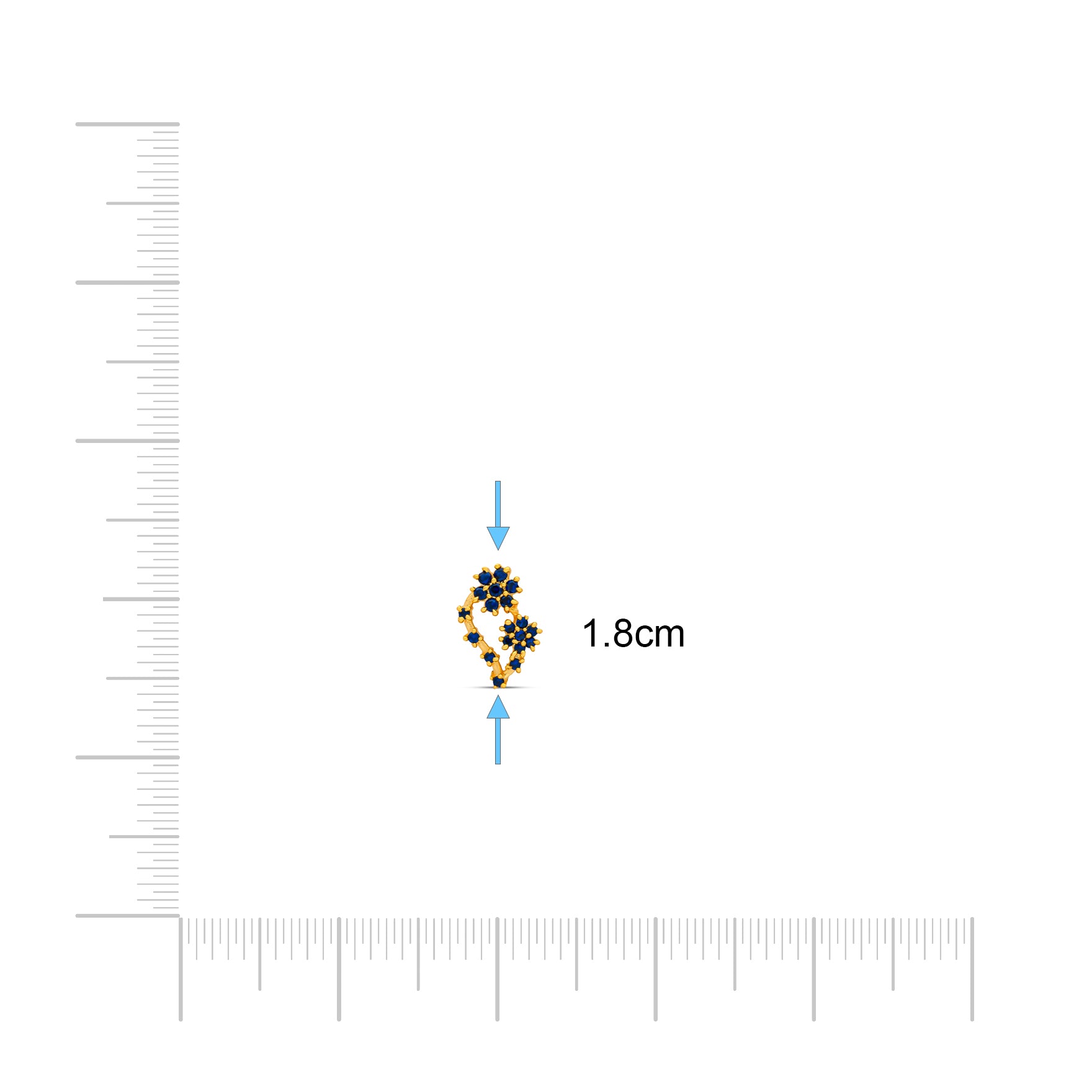 STONE STUD PSST156BL-041