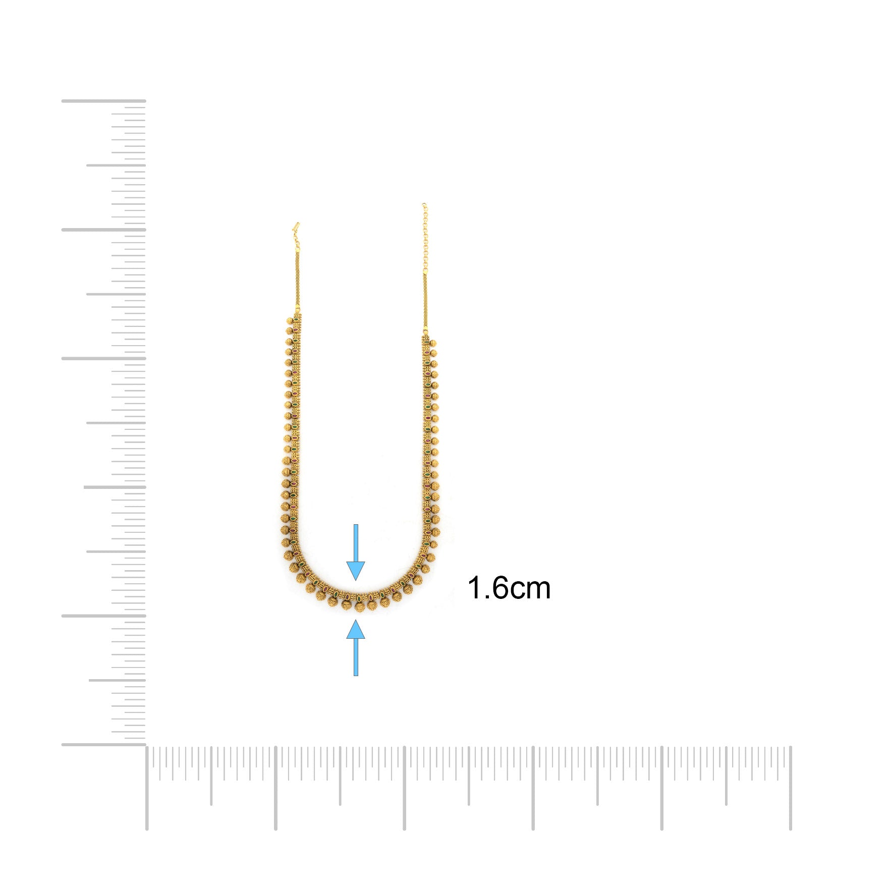 Royal Antique Necklace PSGRNLSR44RG-069