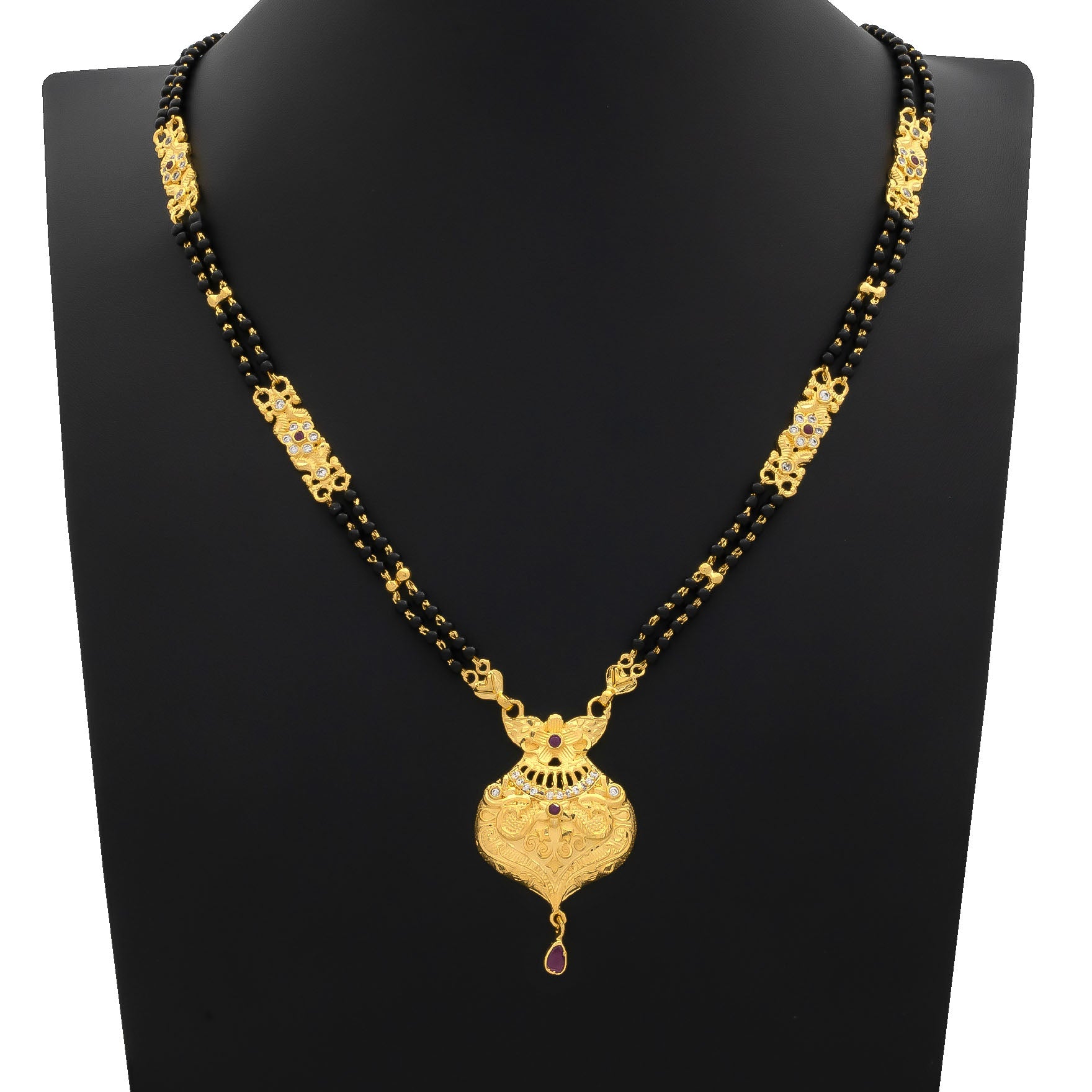 Karimani (Mangalsutra) Stone Necklace PLKM16-007