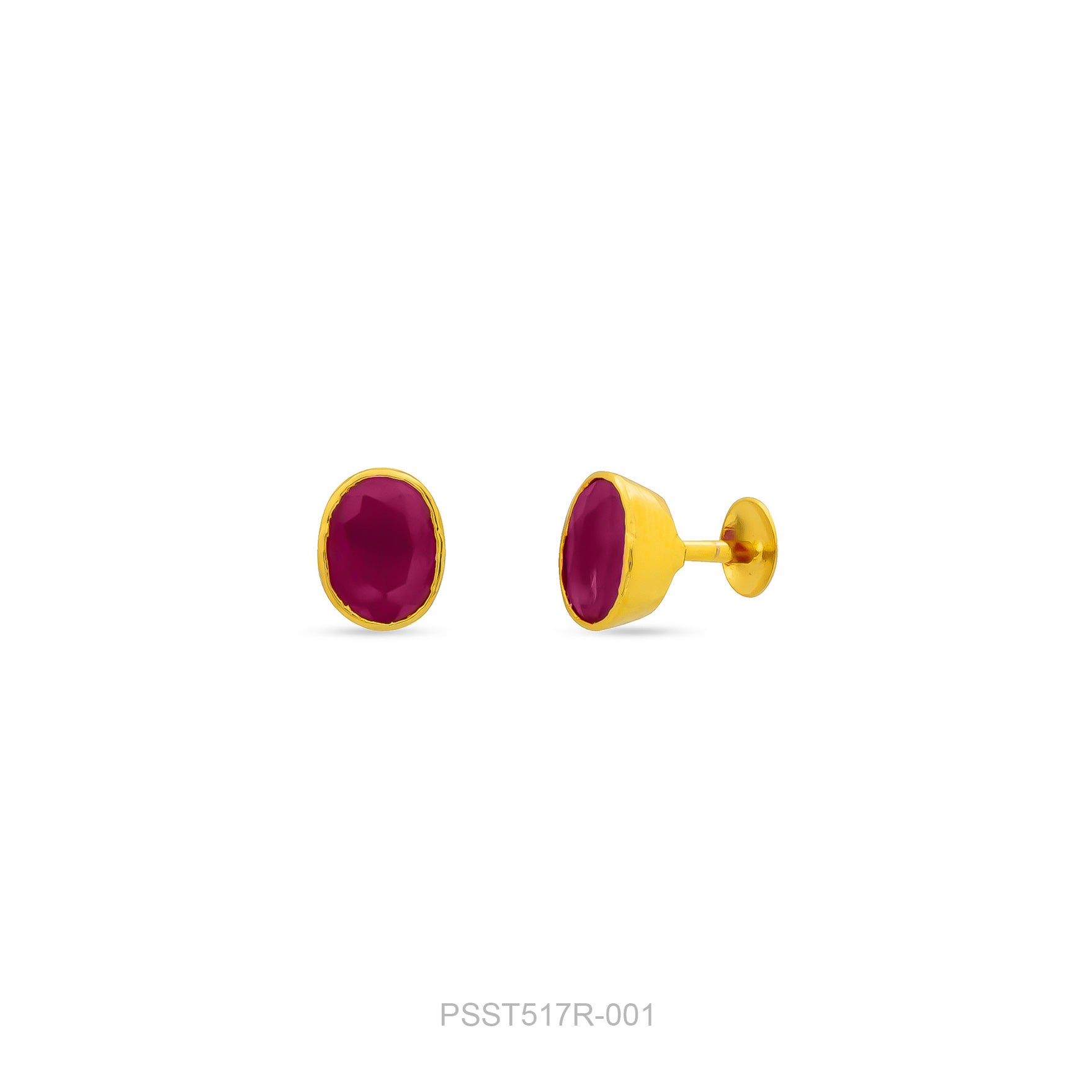 STONE EARRING PSST517R-001
