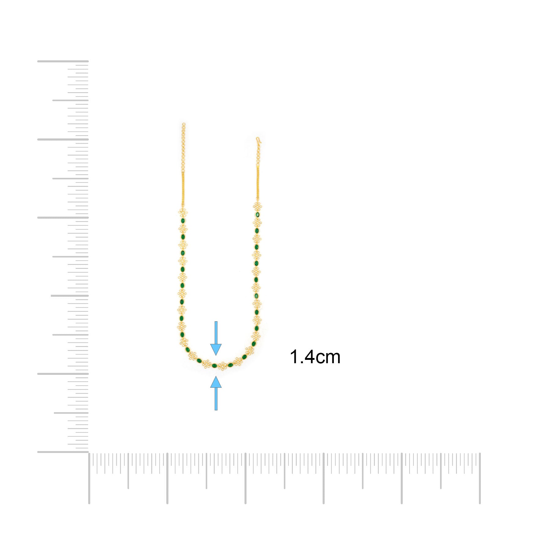 Premium Stone Necklace PMSNL15WG-0061