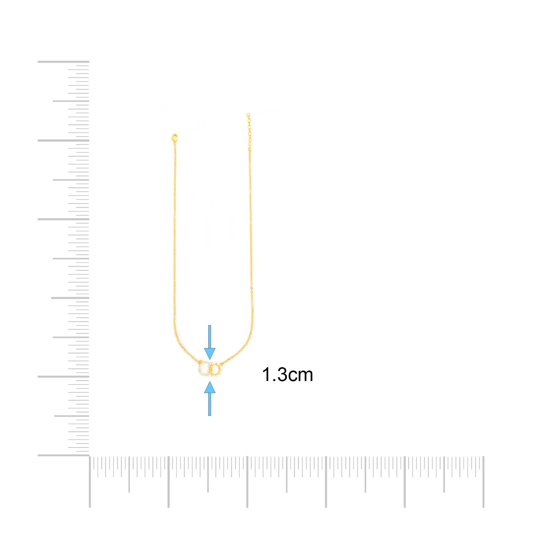 Stone Necklace PSNS120W-053