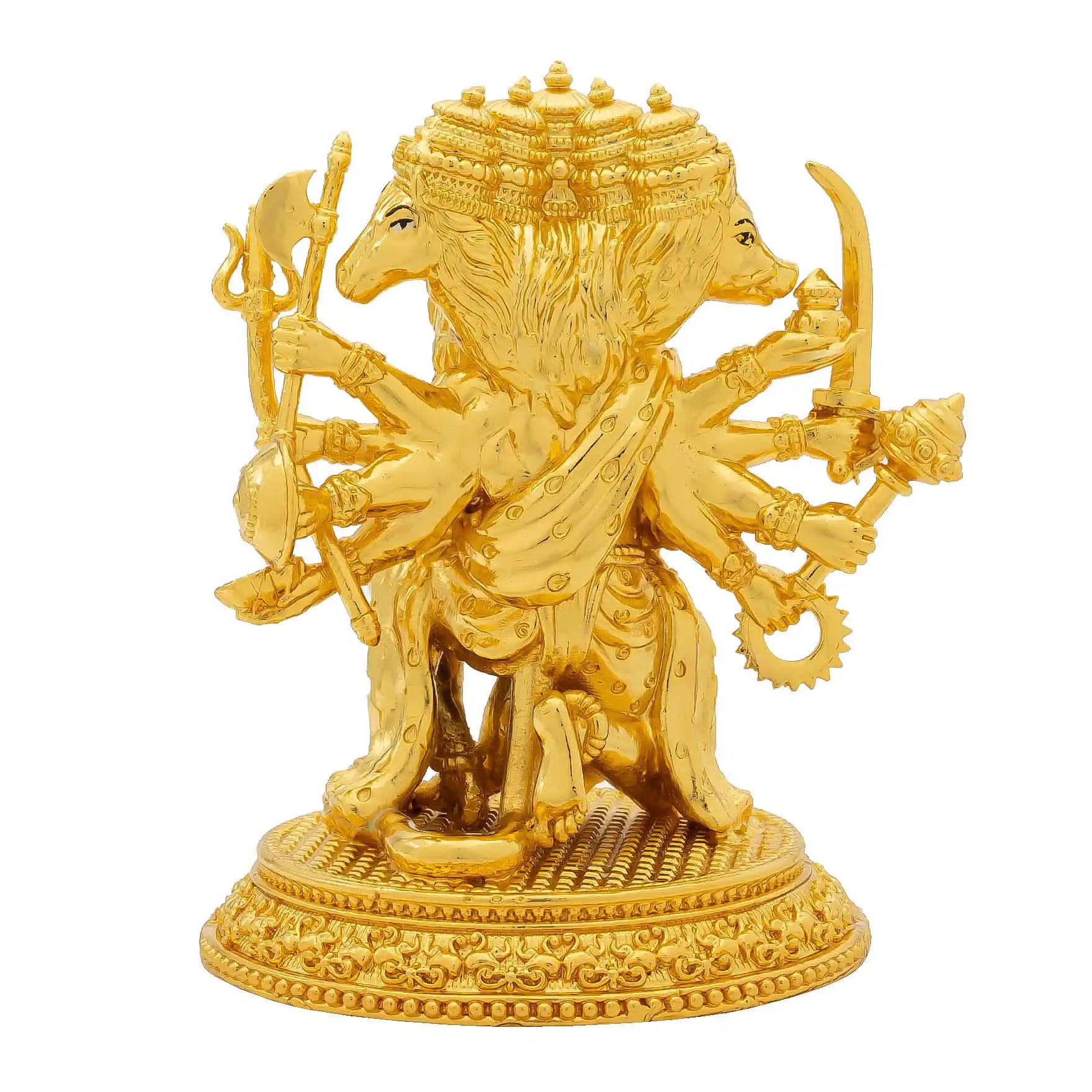 Panchamukhi Hanuman Idol – Traditional Hindu Deity Sculpture – Hanuman (Five-Faced Form) Murti/Statue – Home Temple & Spiritual Gift | PIDH26-0551
