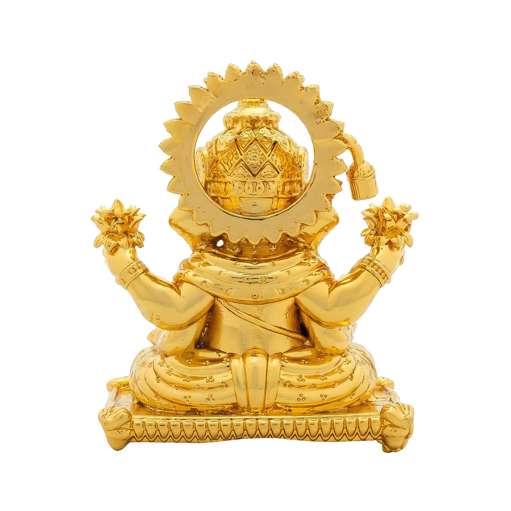 Lord Ganesha Idol – Traditional Hindu Deity Sculpture – Ganapati Murti/Statue with Arch Design – Home Temple & Puja Gift | PIDG210-083