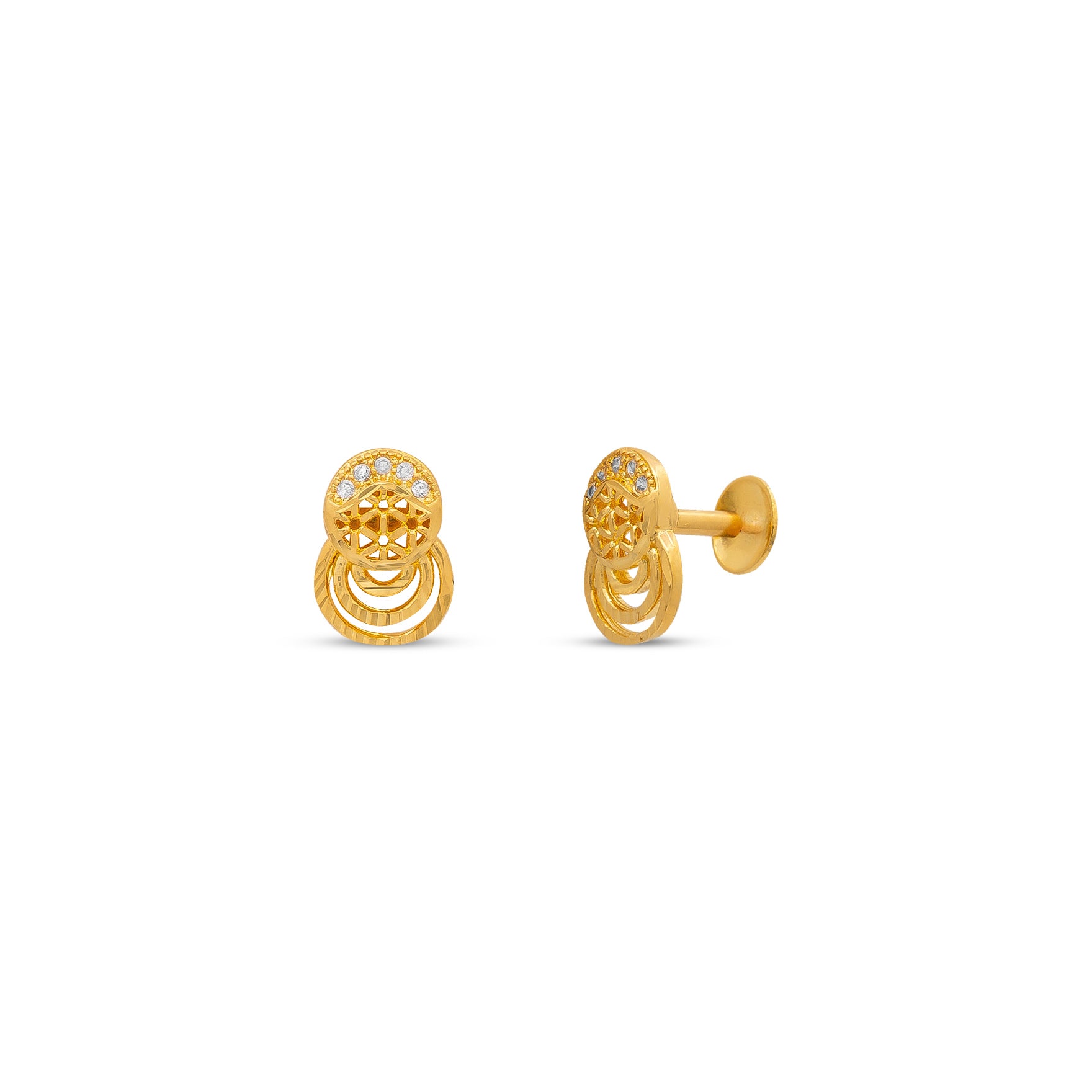 STONE EARRING PSST178W-001