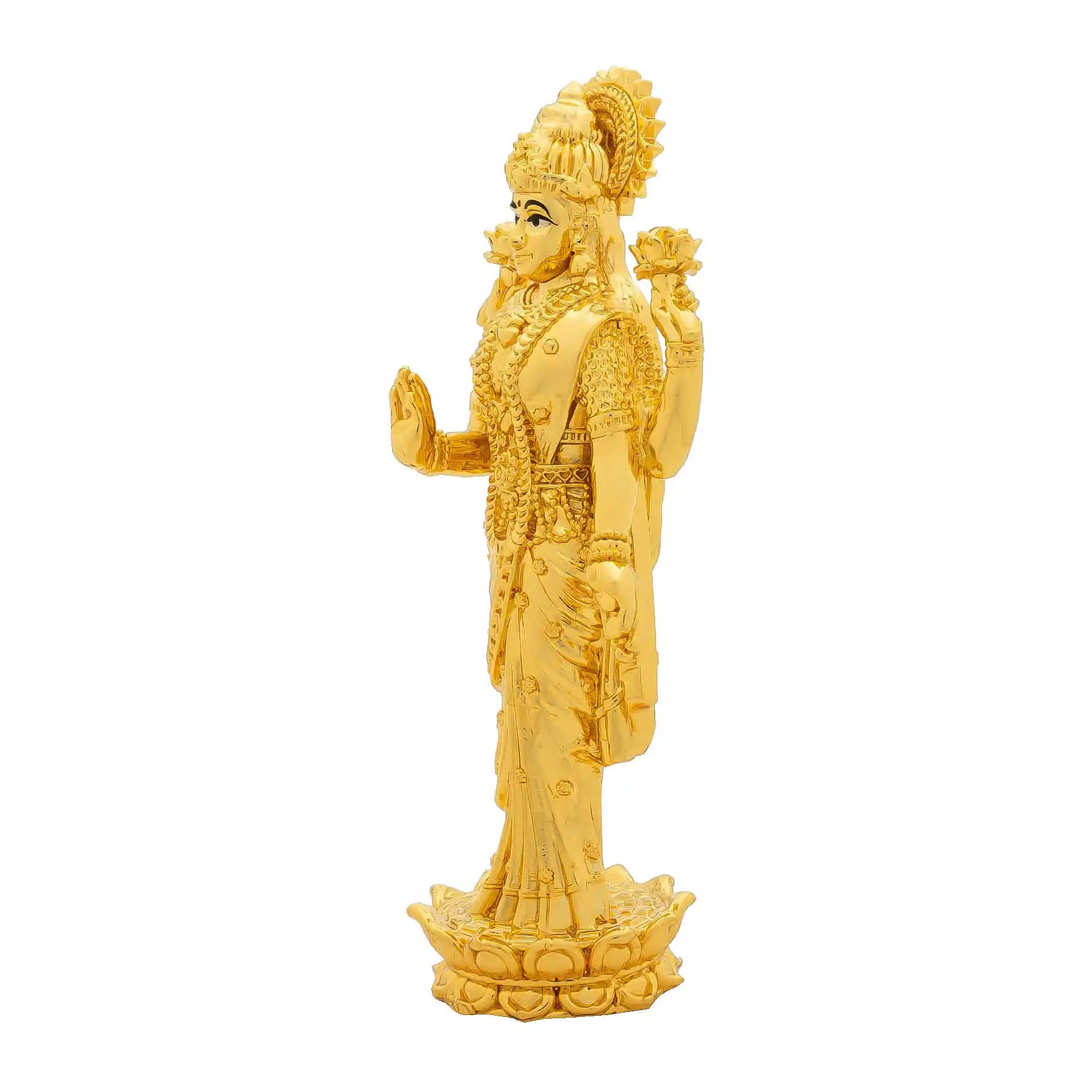 Goddess Lakshmi devi Idol – Traditional Hindu Deity Sculpture – Lakshmi Mandir Decor – Home & Puja Gift PIDLA85-009
