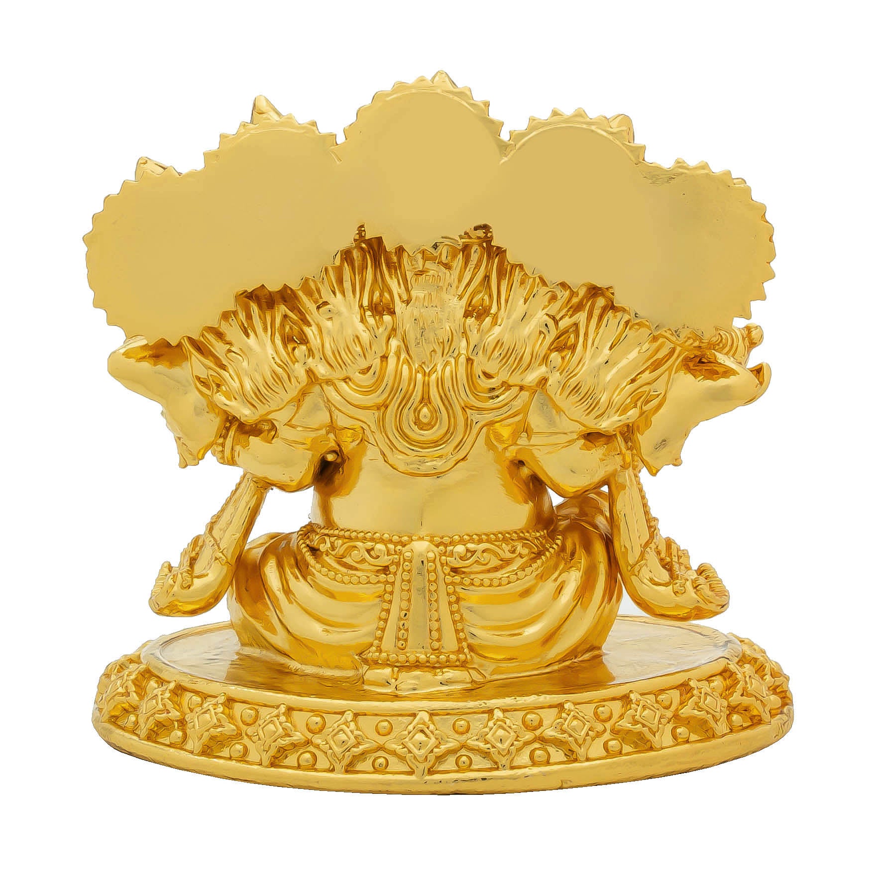 Panchamukhi Ganesha Idol – Traditional Hindu Deity Sculpture – Five-Faced Ganapati Murti/Statue – Home Temple & Puja Gift | PIDG213-0061