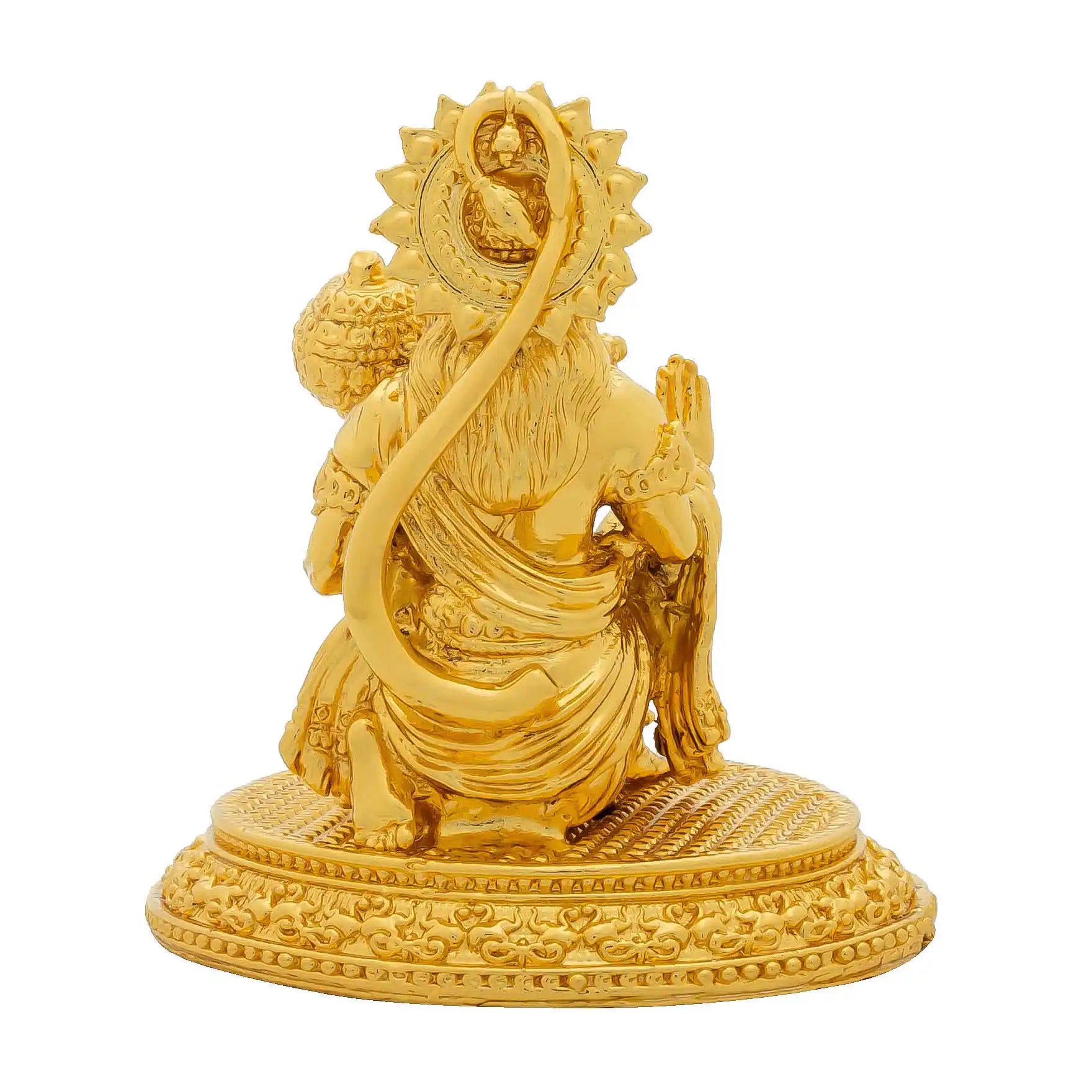 Lord Hanuman Idol – Traditional Hindu Deity Sculpture – Hanuman Murti/Statue with Gada – Home Temple & Puja Gift | PIDH27-007