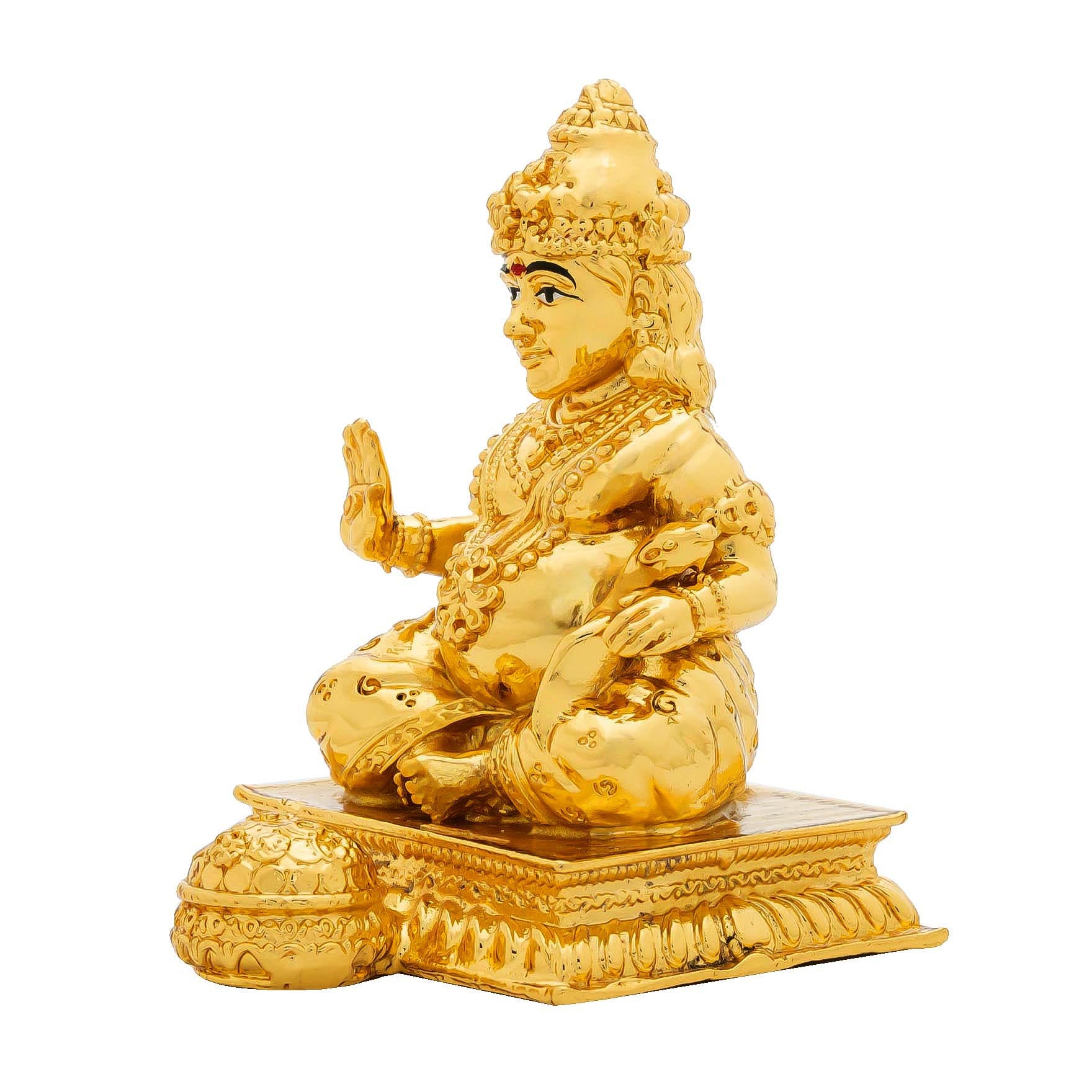 Lord Kubera Idol – Traditional Hindu Wealth God Sculpture – Indian Mandir Decor – Home & Festive Gift | PIDKU7-004
