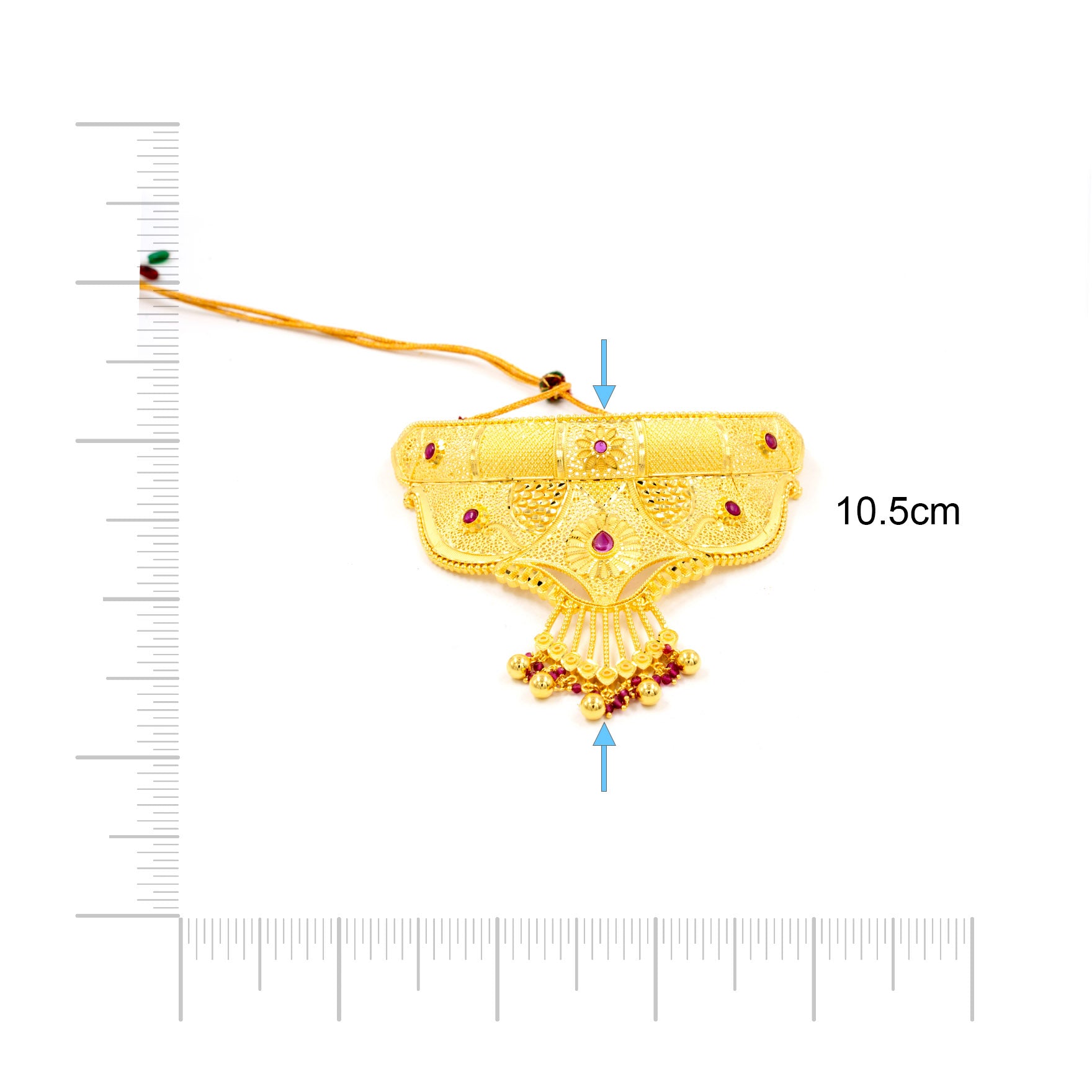 STONE NECKLACE LONG WITH GOLDEN STUD PSNS21R-0321,PSHST39R-002