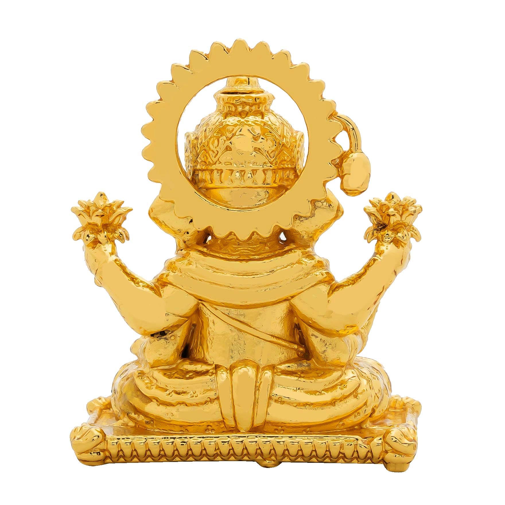 Lord Ganesha Idol – Traditional Hindu Deity Sculpture – Ganapati Murti/Statue with Arch Design – Home Temple & Puja Gift | PIDG240-081
