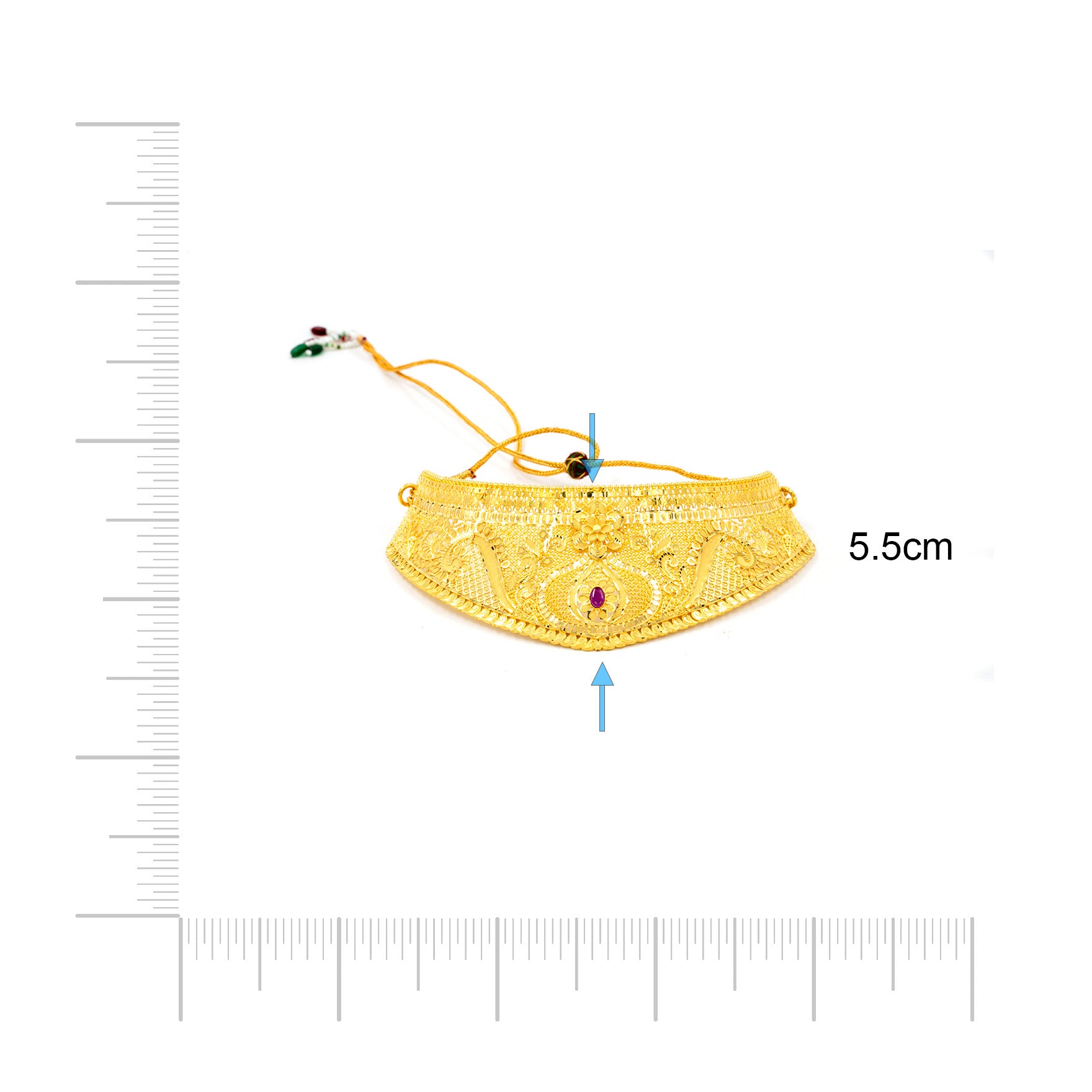 STONE NECKLACE LONG WITH GOLDEN STUD PSNS20R-0321, PSHST67R-081