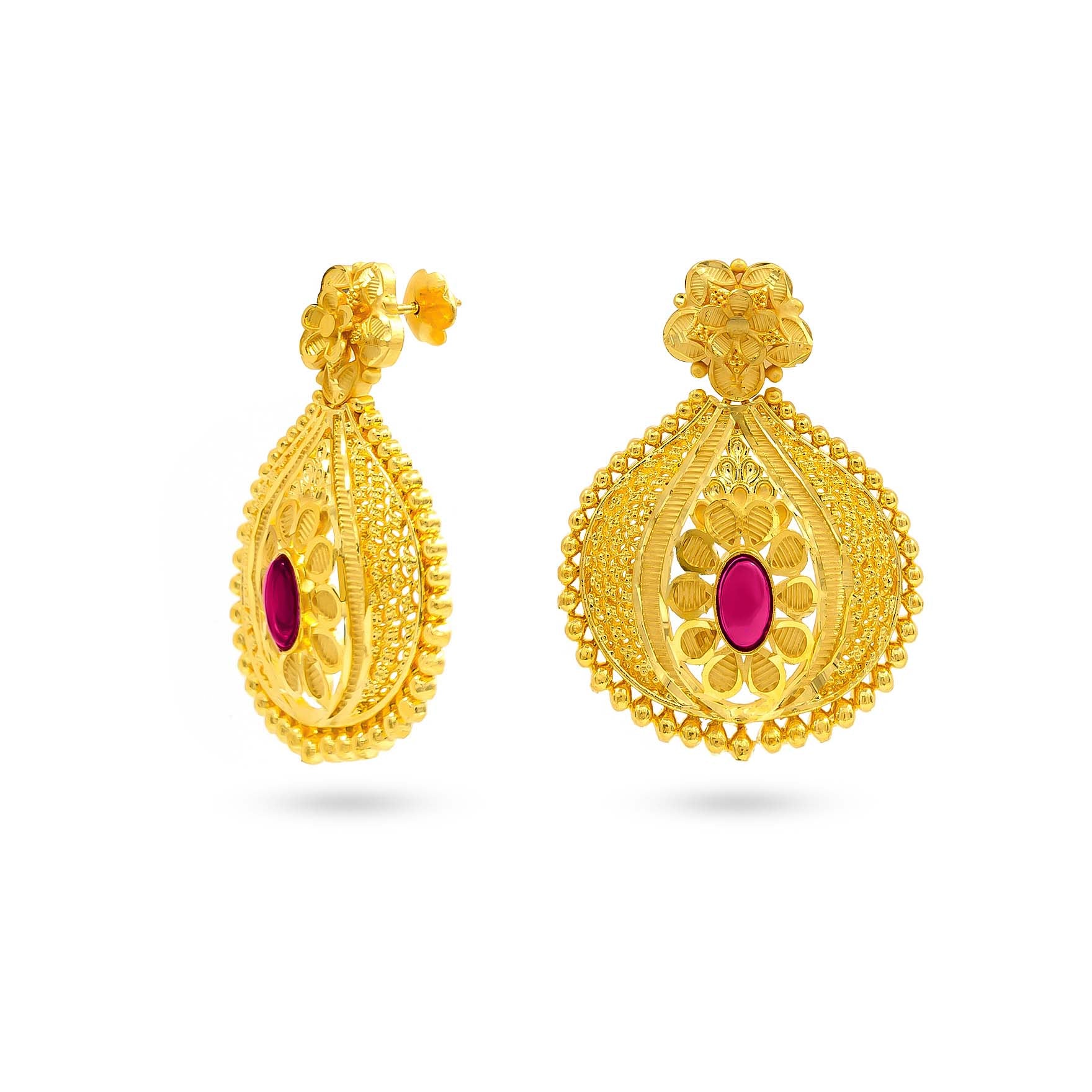 STONE NECKLACE LONG WITH GOLDEN STUD PSNS20R-0321, PSHST67R-081