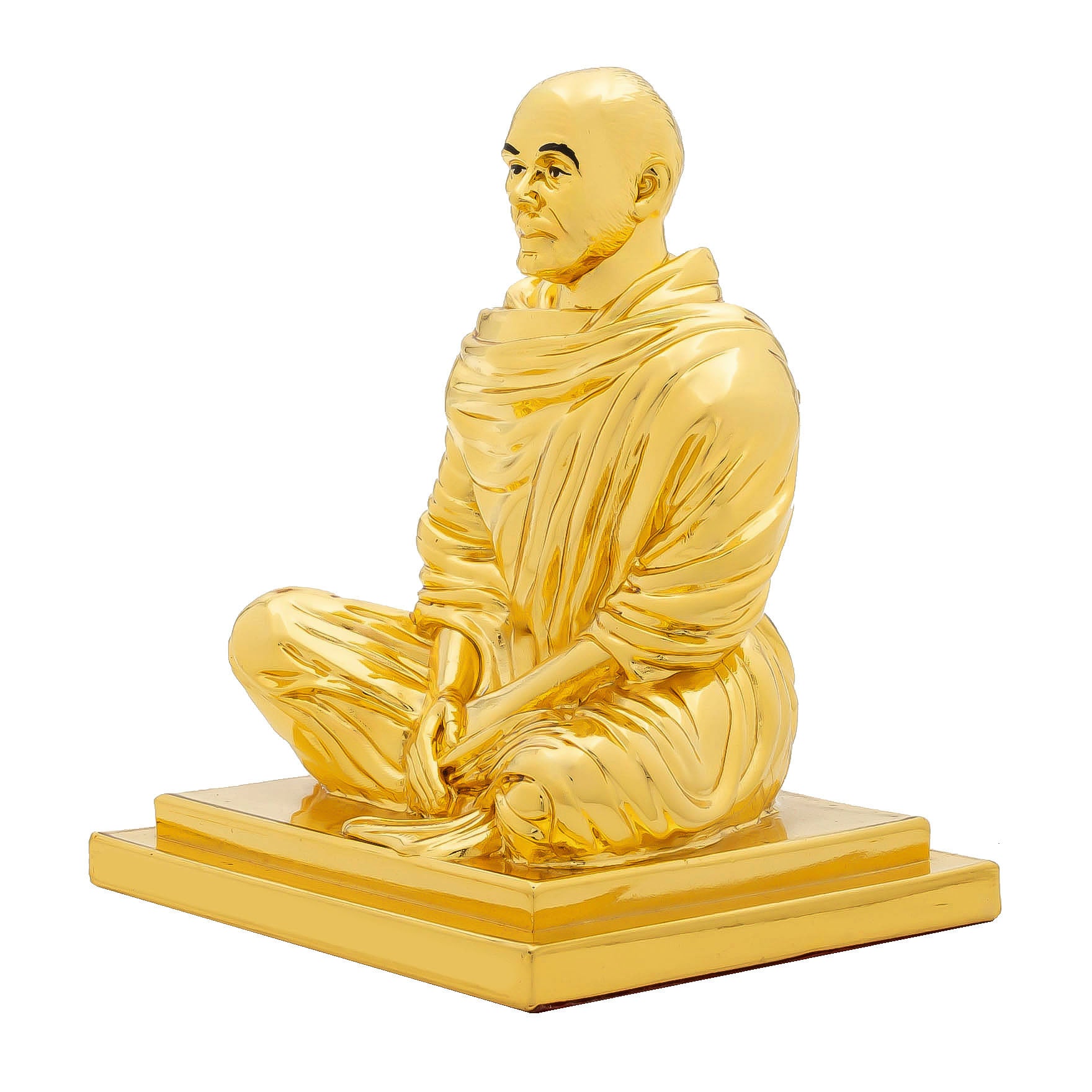 Lord Sree Naraya Guru Idol – Traditional Hindu Deity Sculpture – Narayana Guru(Meditation Pose) Mandir Decor – Home & Puja Gift | PIDRGSNG1-056