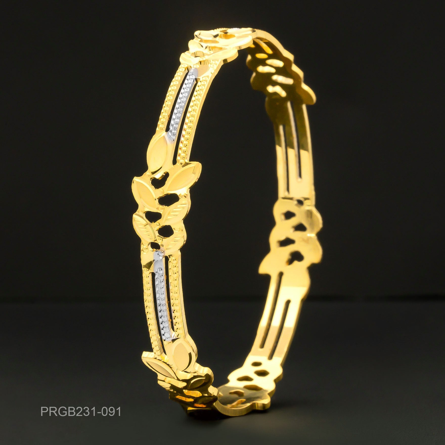 RHODIUM BANGLE PRGB231-091