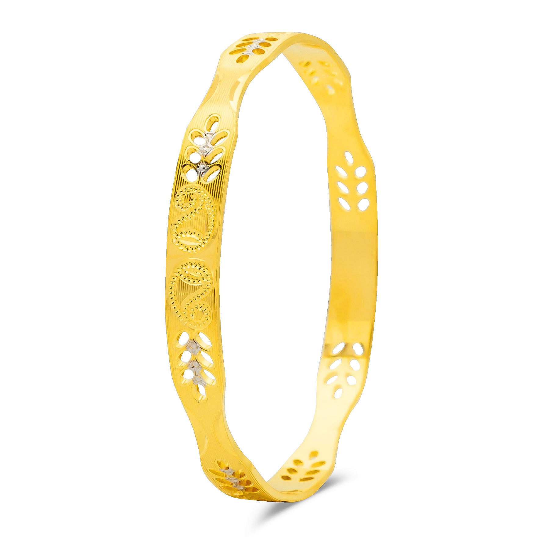 RHODIUM BANGLE PRGB227-091