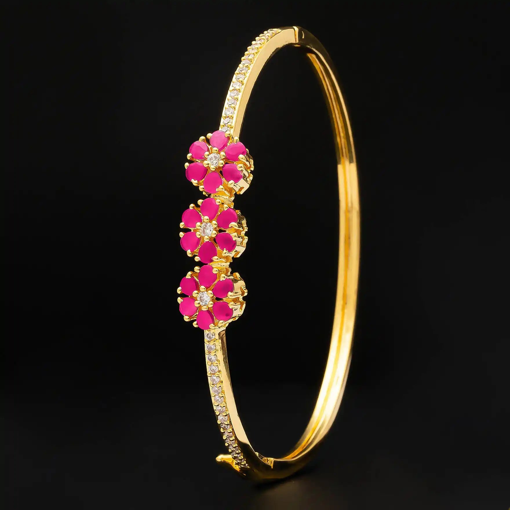 Stone Bracelet Bangle PSBRB61WR-002