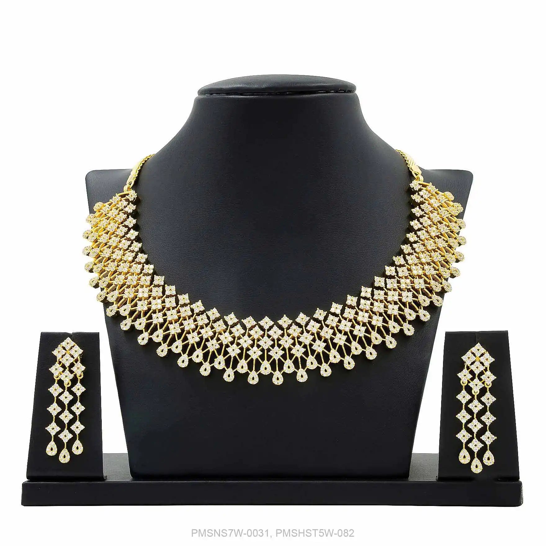 Stone Necklace with Stud PMSNS7W-0031, PMSHST5W-082