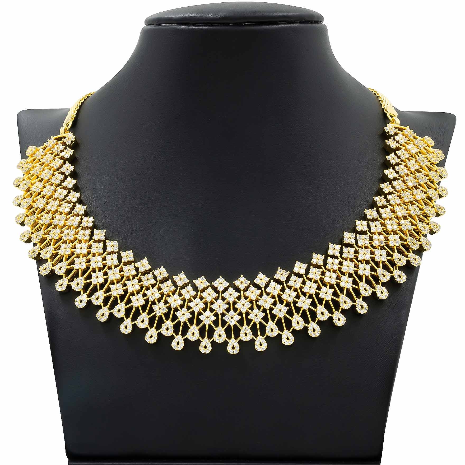 Stone Necklace with Stud PMSNS7W-0031, PMSHST5W-082