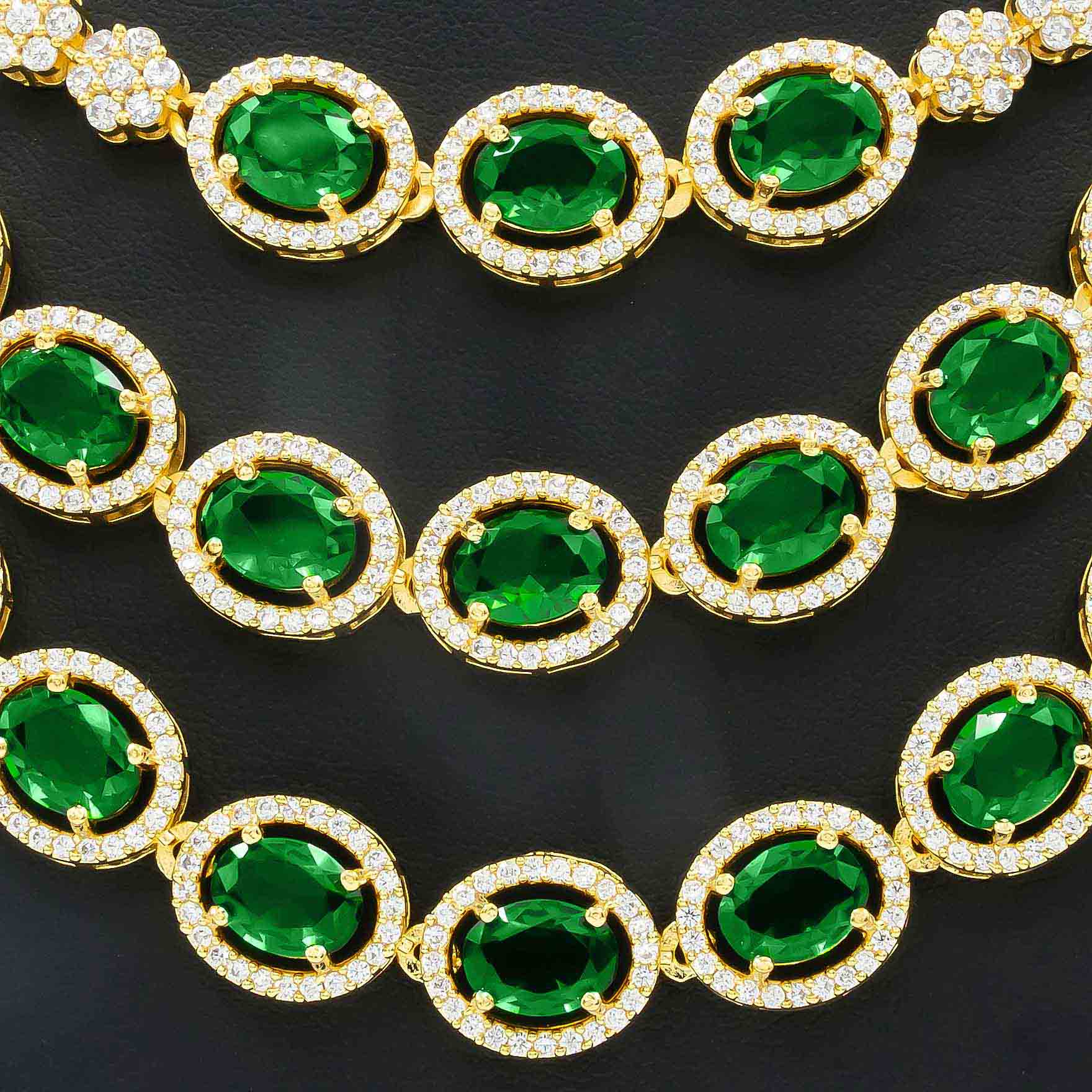 Stone Necklace with Stud PMSNS2WG-0061, PMSHST19WG-022