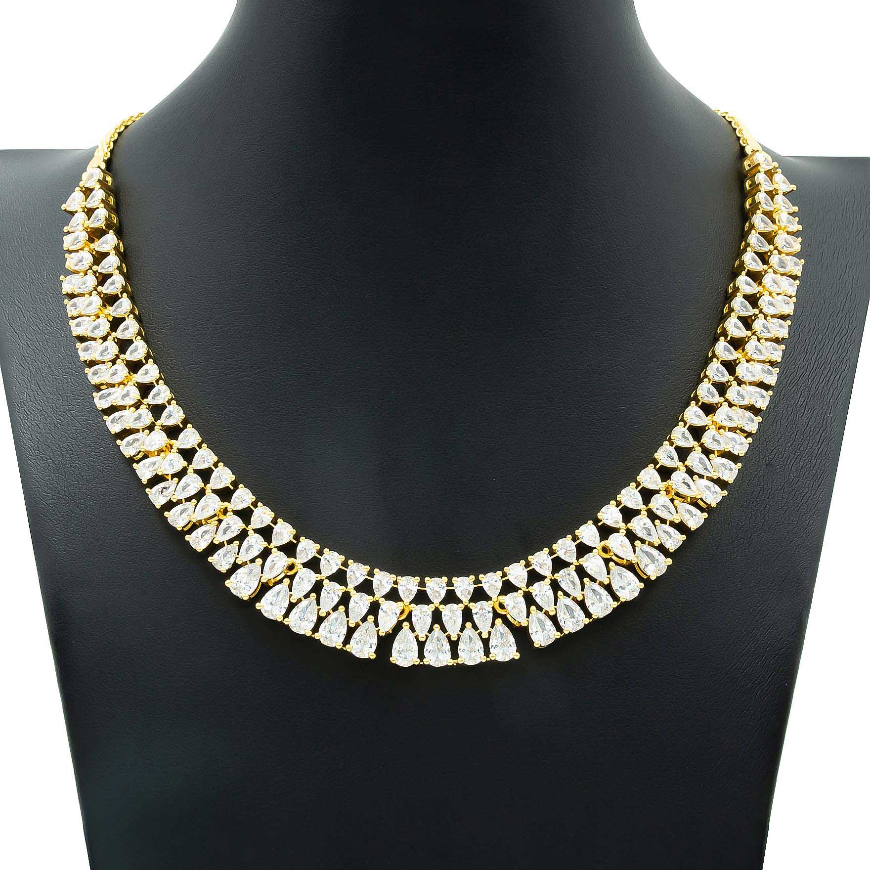 Stone Necklace with Stud PMSNS37W-008, PMSHST47W-052