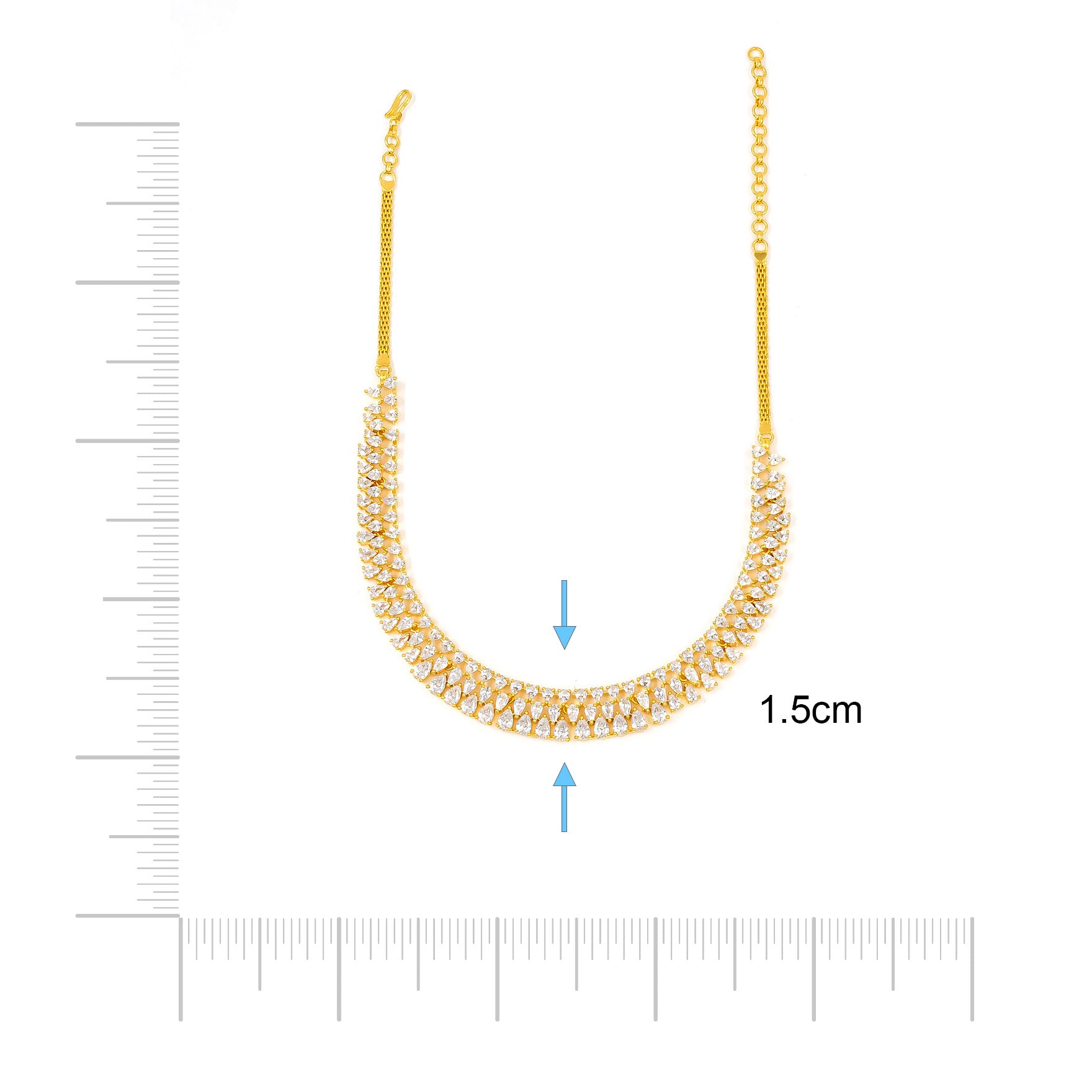 Stone Necklace with Stud PMSNS37W-008, PMSHST47W-052