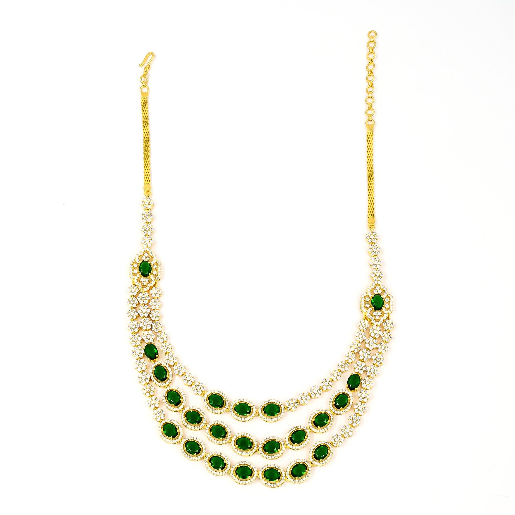 Stone Necklace with Stud PMSNS2WG-0061, PMSHST19WG-022