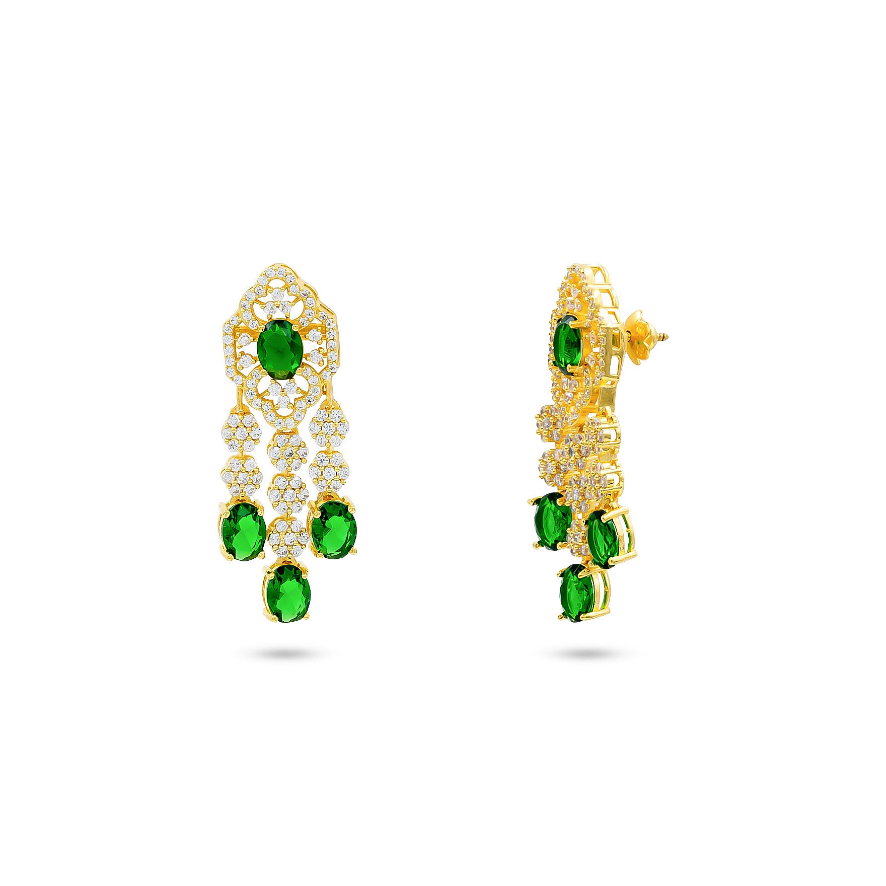 Stone Necklace with Stud PMSNS2WG-0061, PMSHST19WG-022