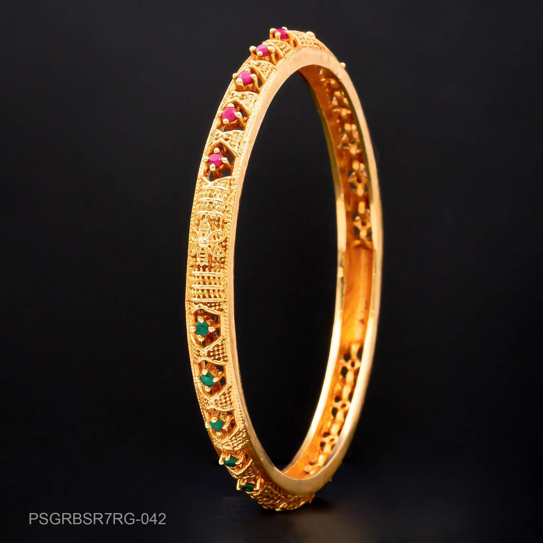 STONE GHERU SRESHTA BANGLE PSGRBSR7RG-042