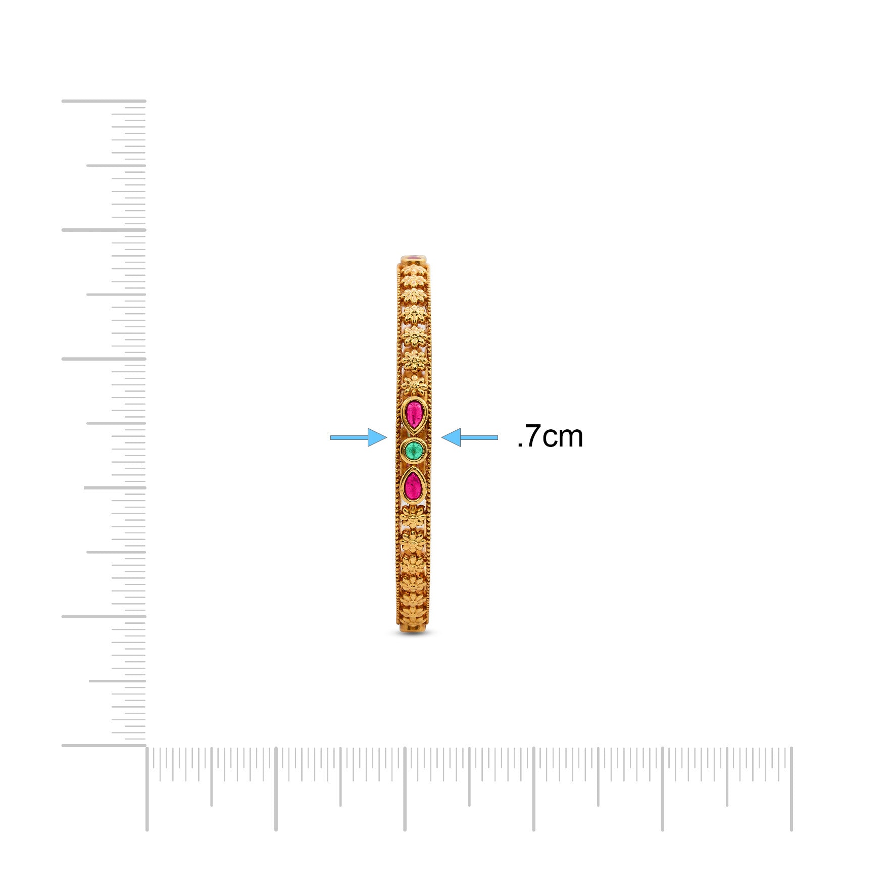 STONE GHERU SRESHTA BANGLE PSGRBSR4RG-042