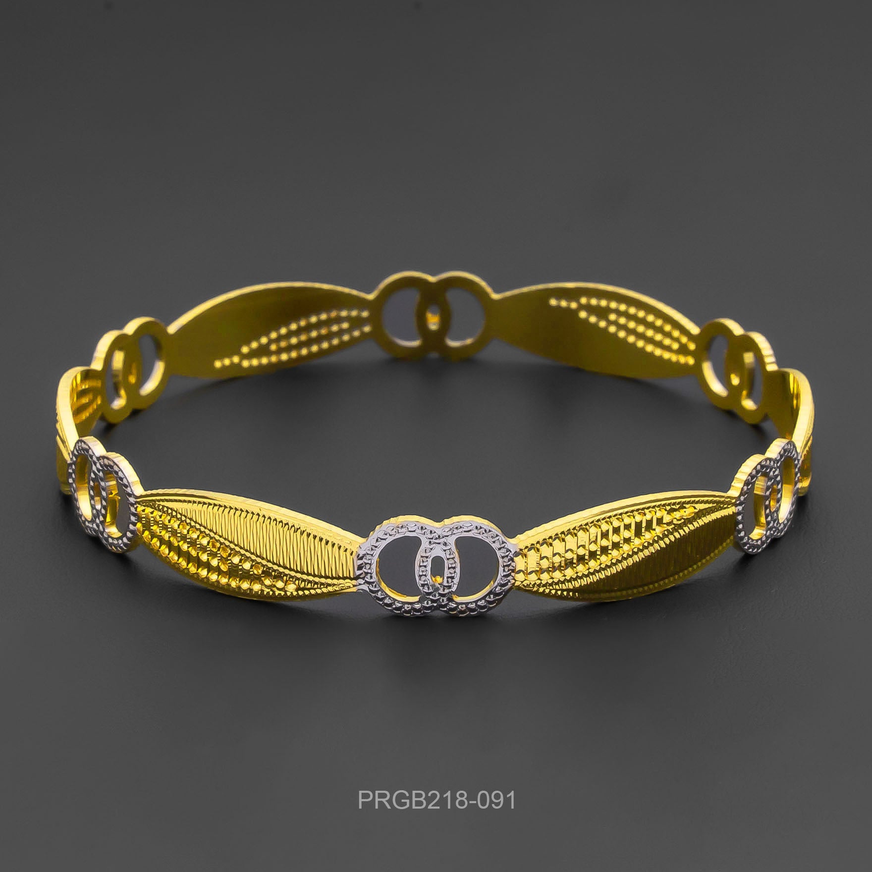 RHODIUM BANGLE PRGB218-091