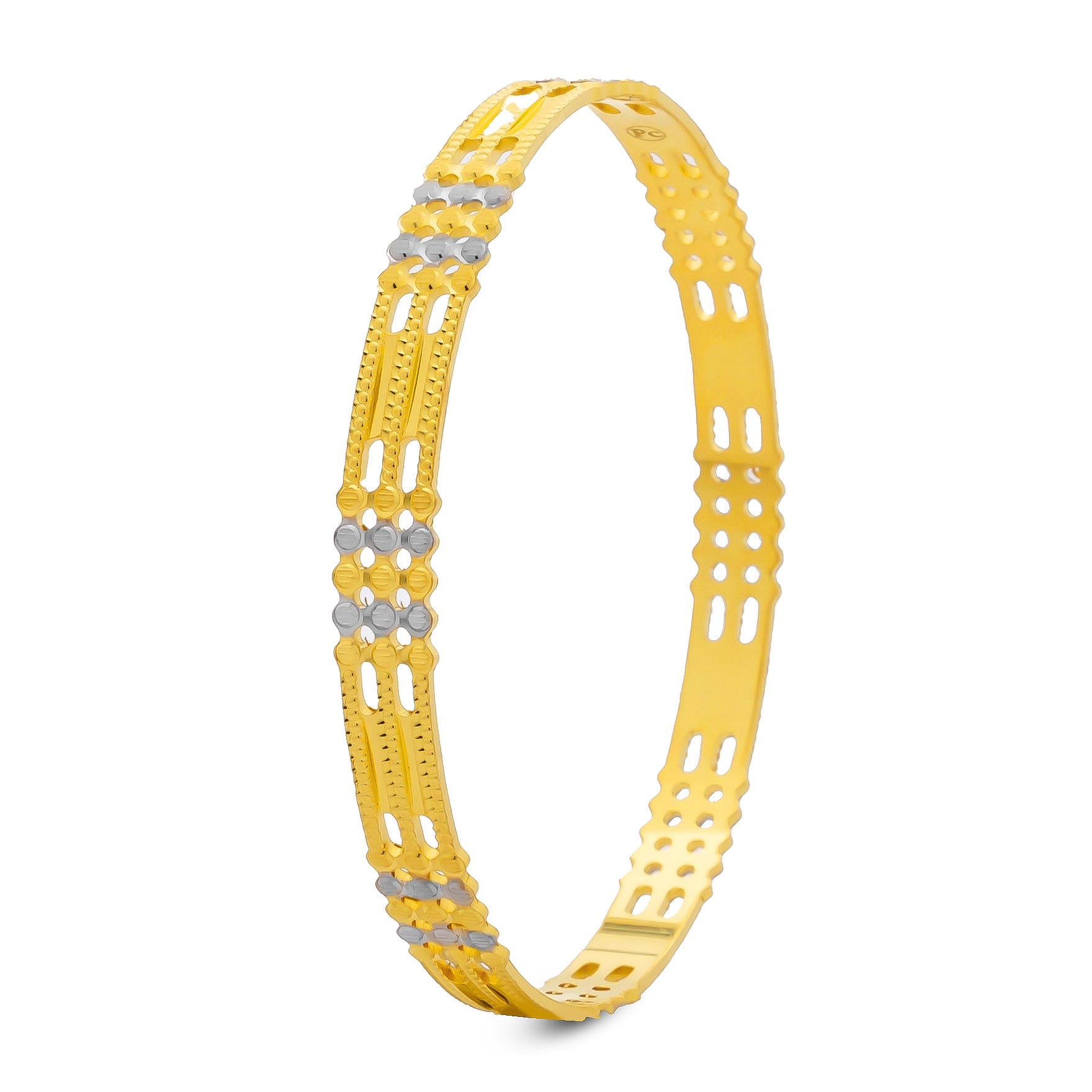 RHODIUM BANGLE PRGB222-091