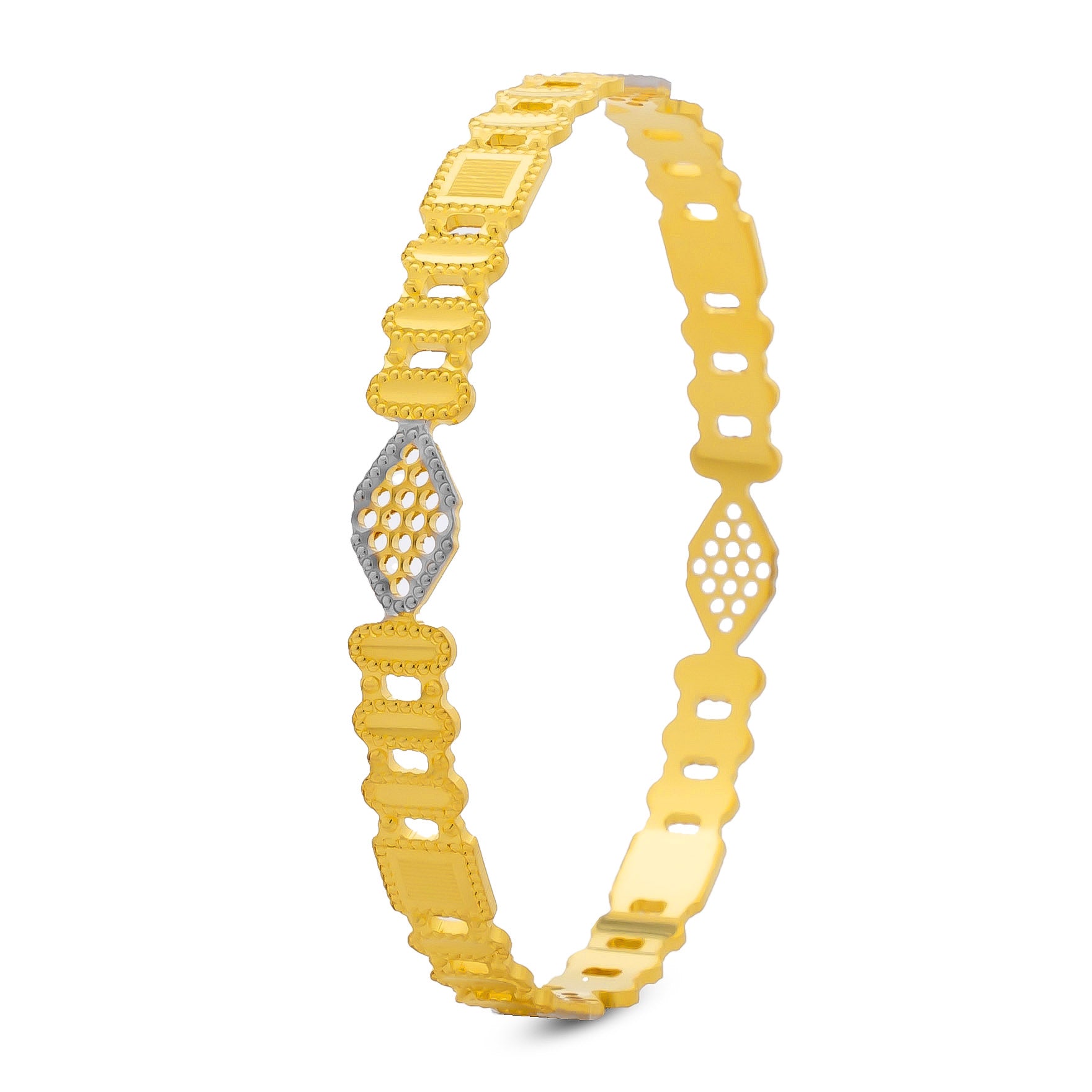RHODIUM BANGLE PRGB221-091