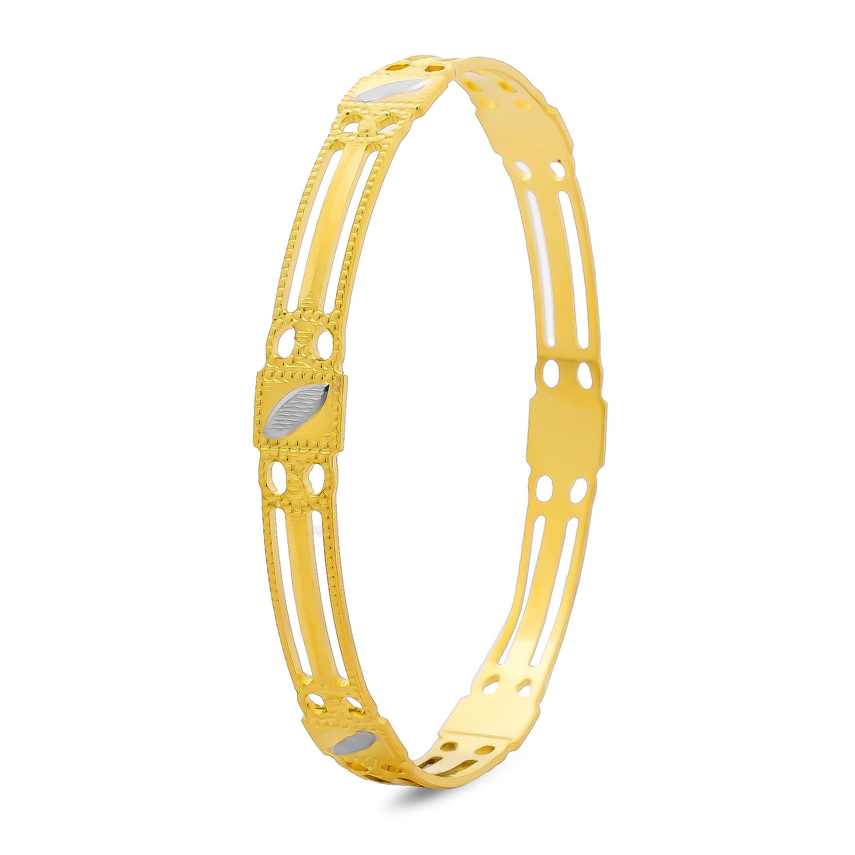 RHODIUM BANGLE PRGB229-571