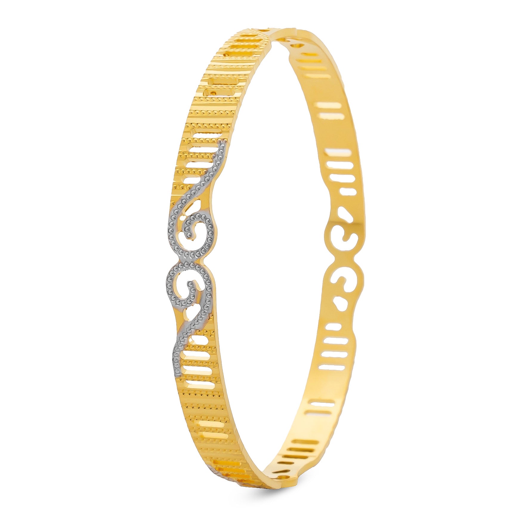 RHODIUM BANGLE PRGB240-091