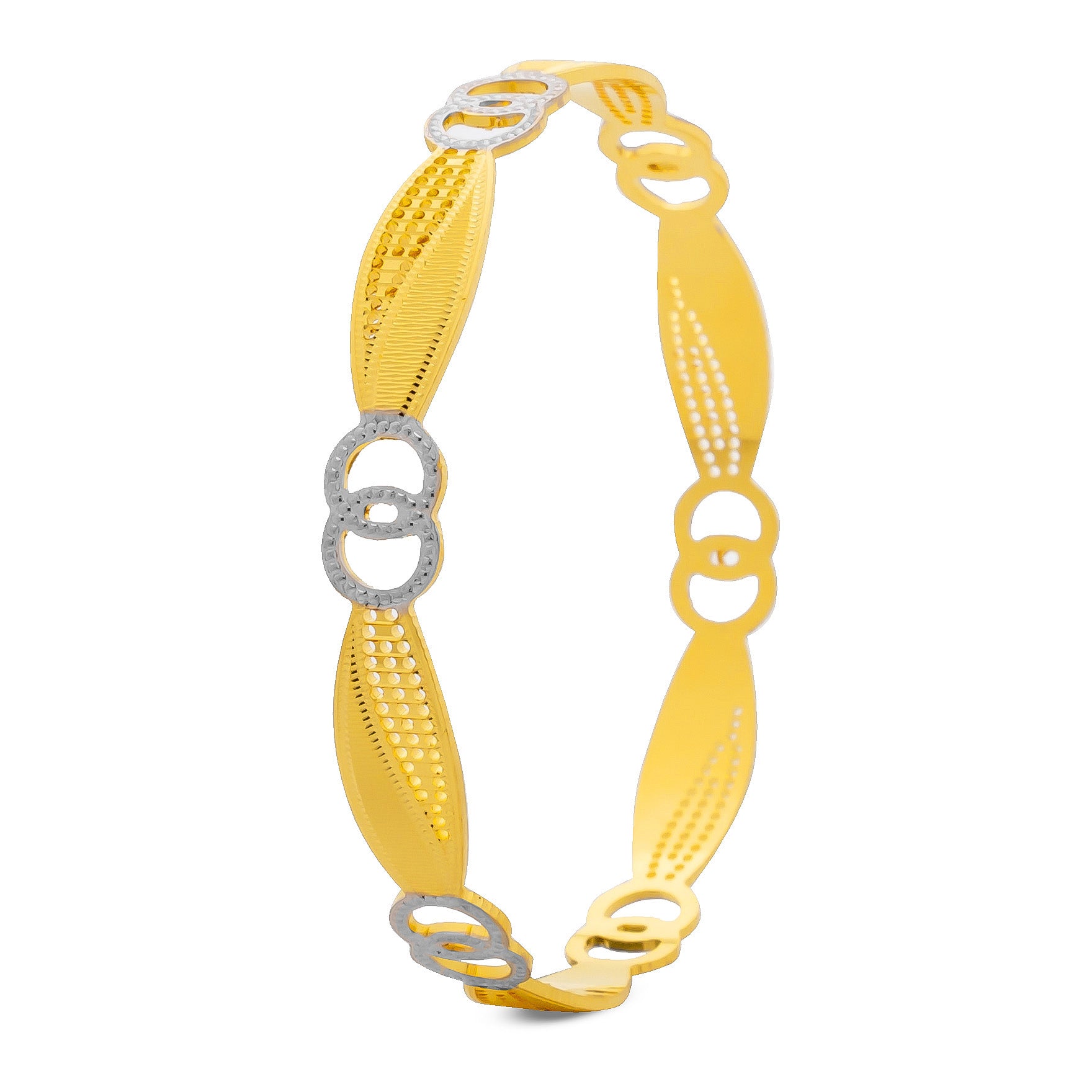 RHODIUM BANGLE PRGB218-091