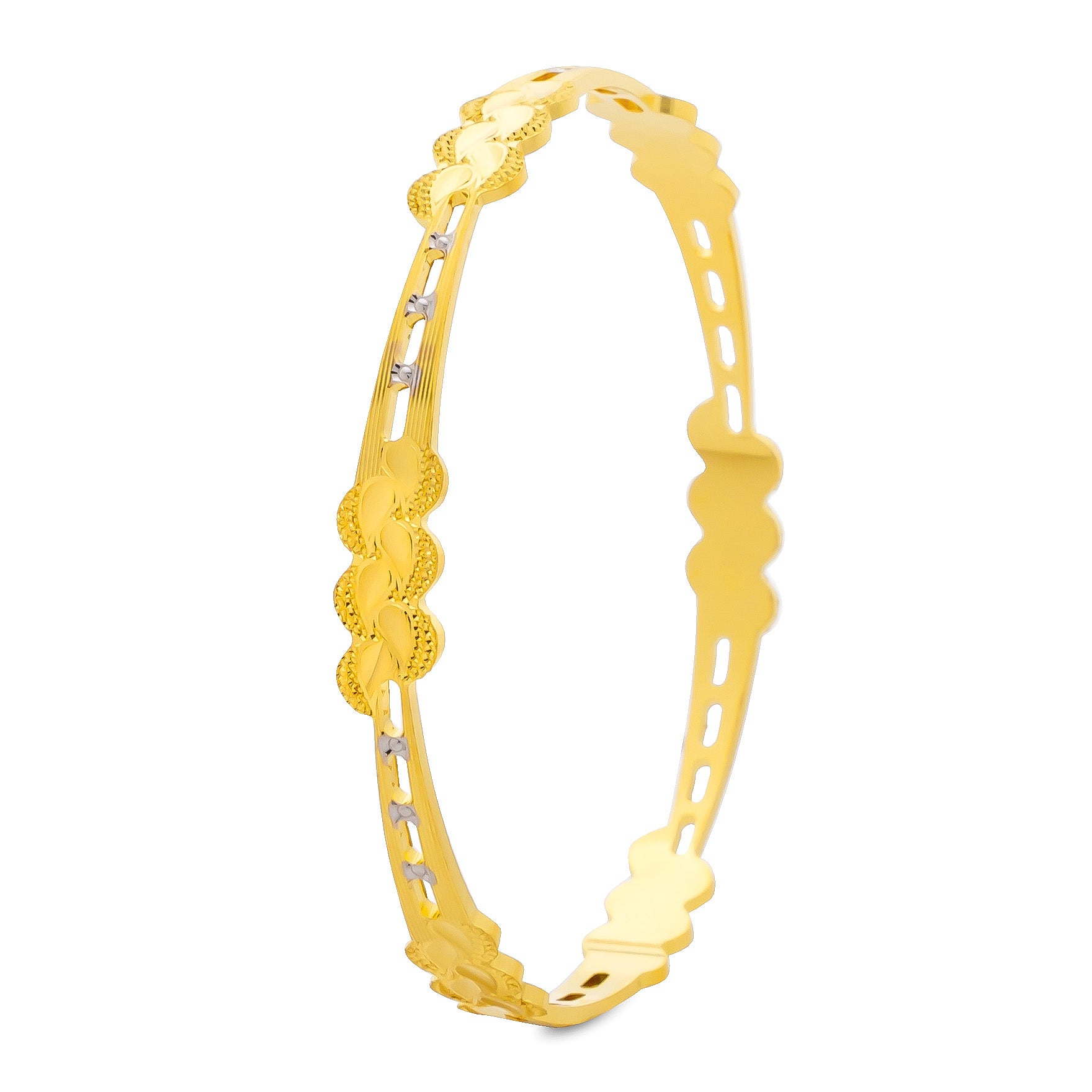RHODIUM BANGLE PRGB65-071