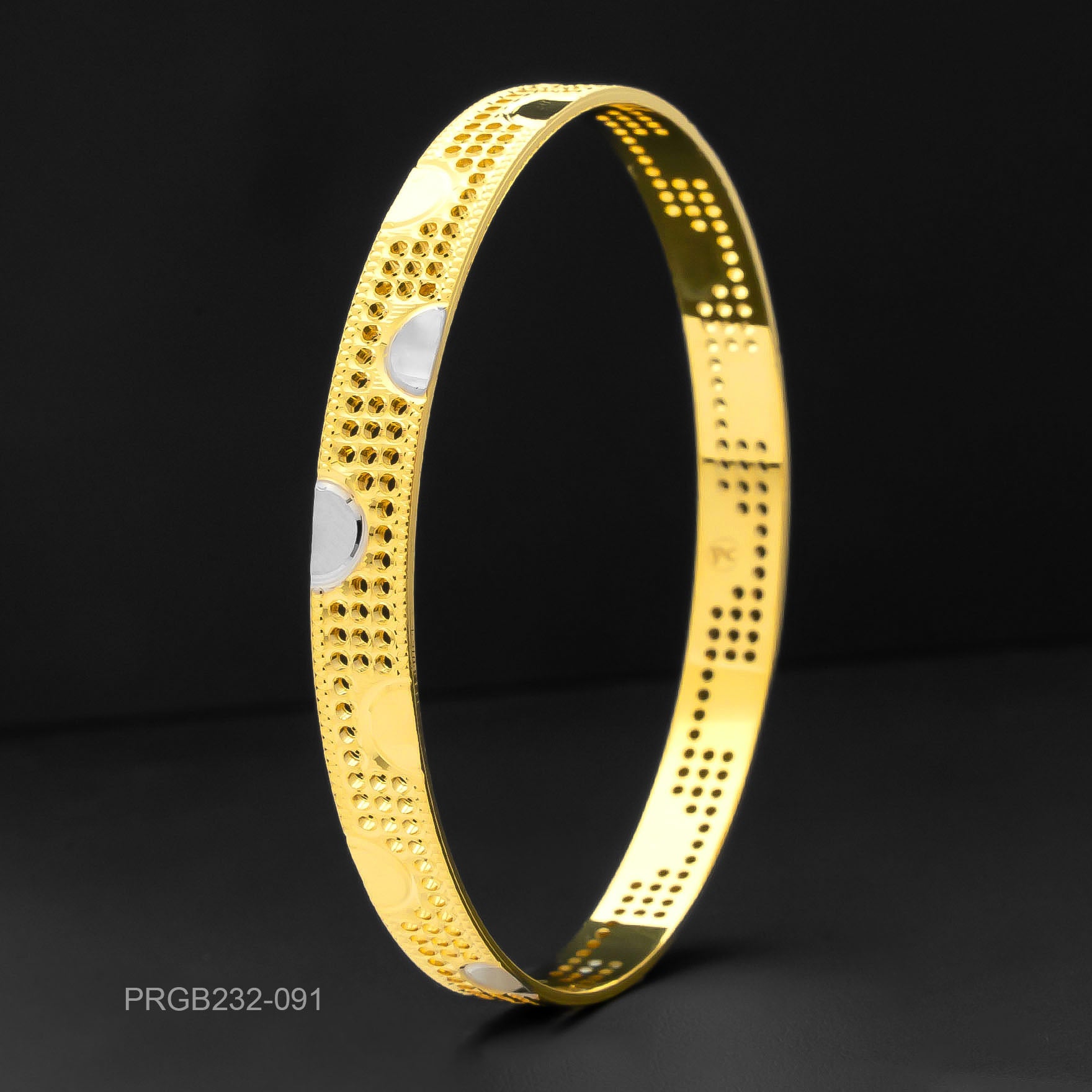 RHODIUM BANGLE PRGB232-091