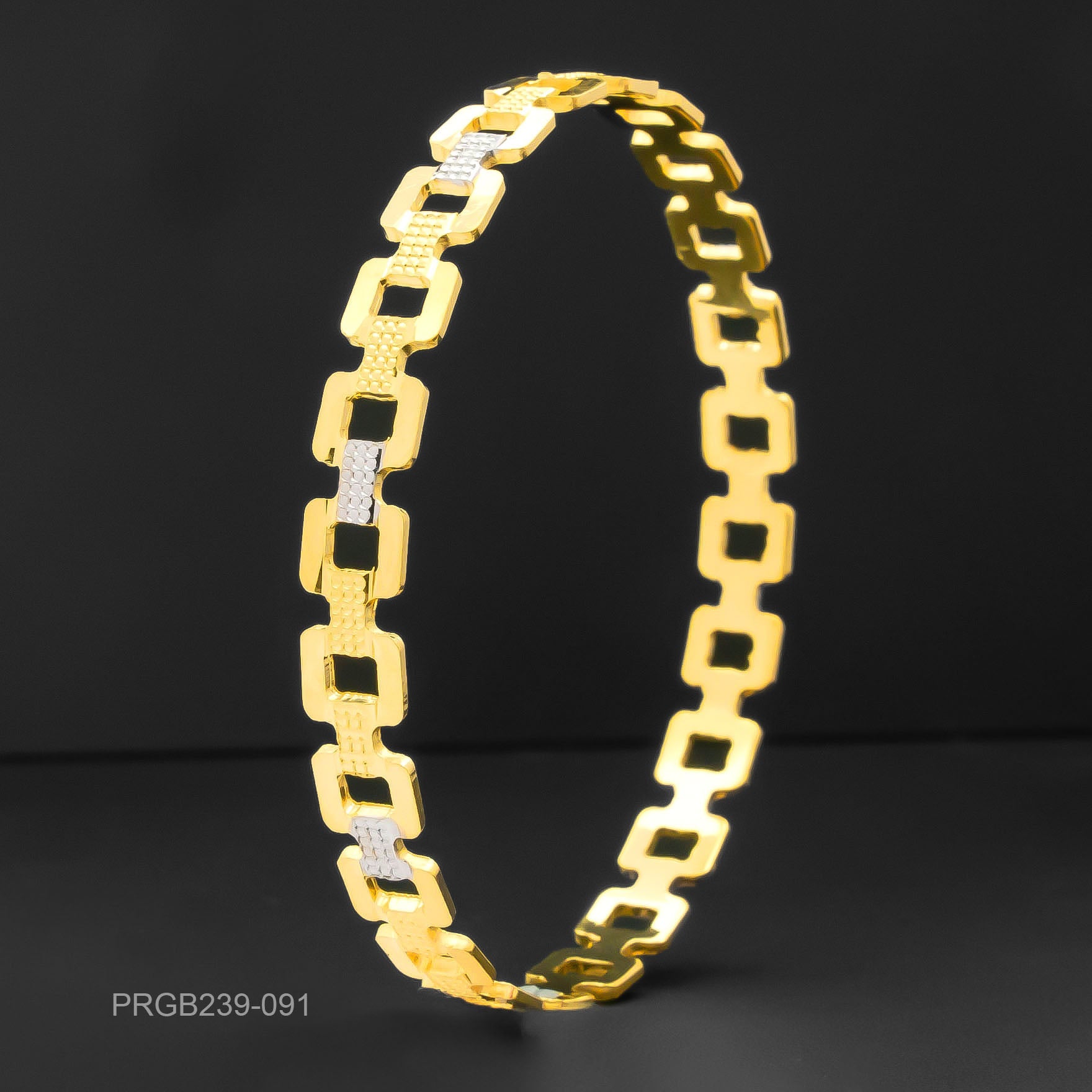 RHODIUM BANGLE PRGB239-091