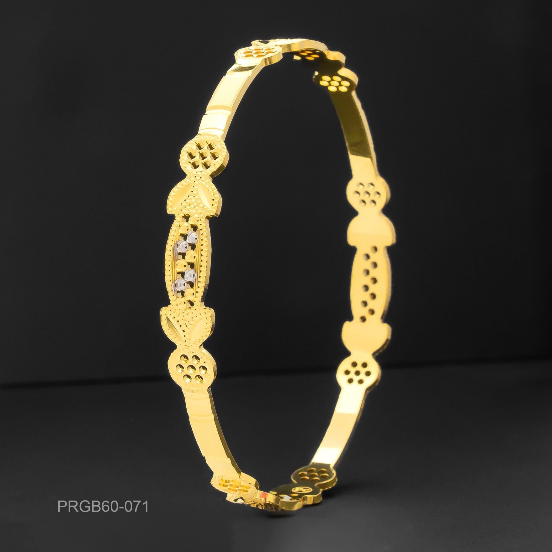 RHODIUM BANGLE PRGB60-071