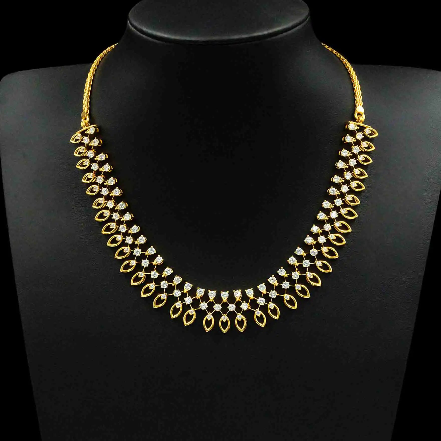 Elegant Stone Studded Necklace