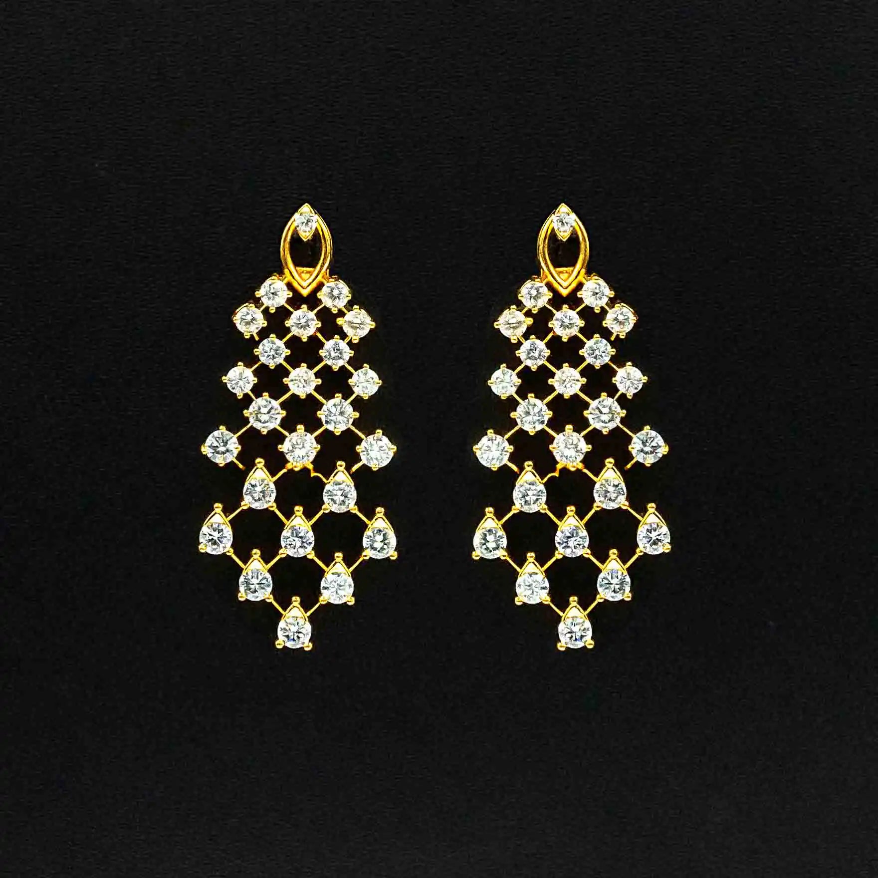 Premium Stone Necklace with Stud PMSNS40W-008, PMSHST50W-052