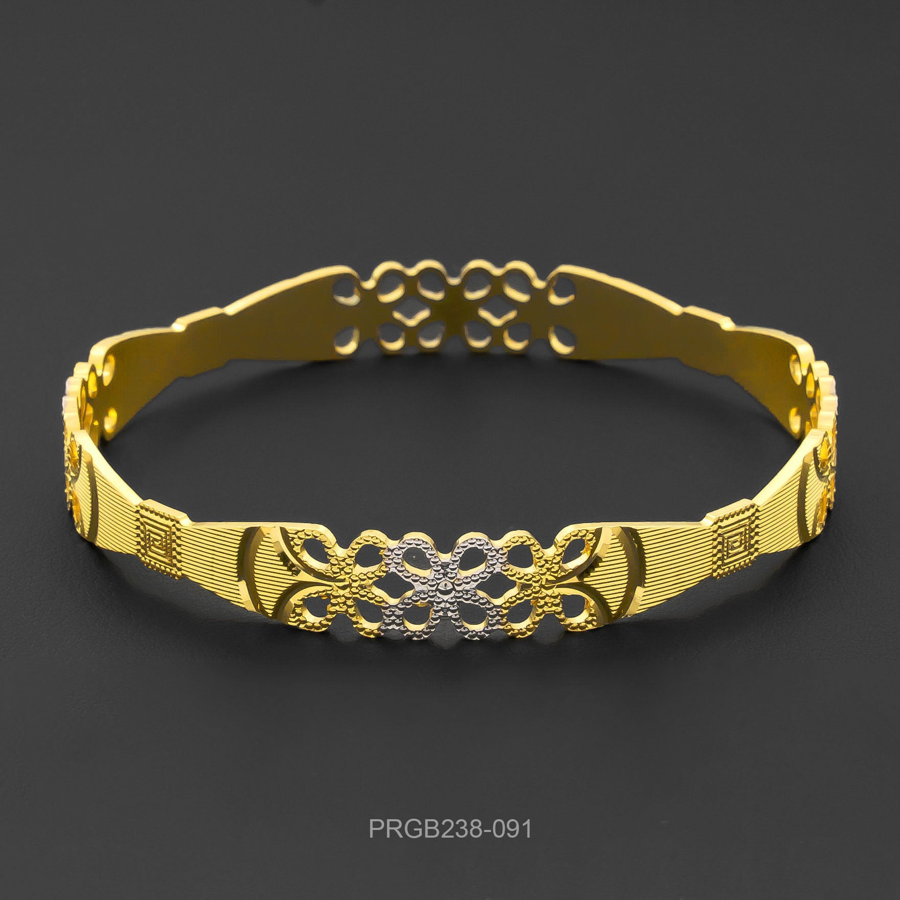 RHODIUM BANGLE PRGB238-091
