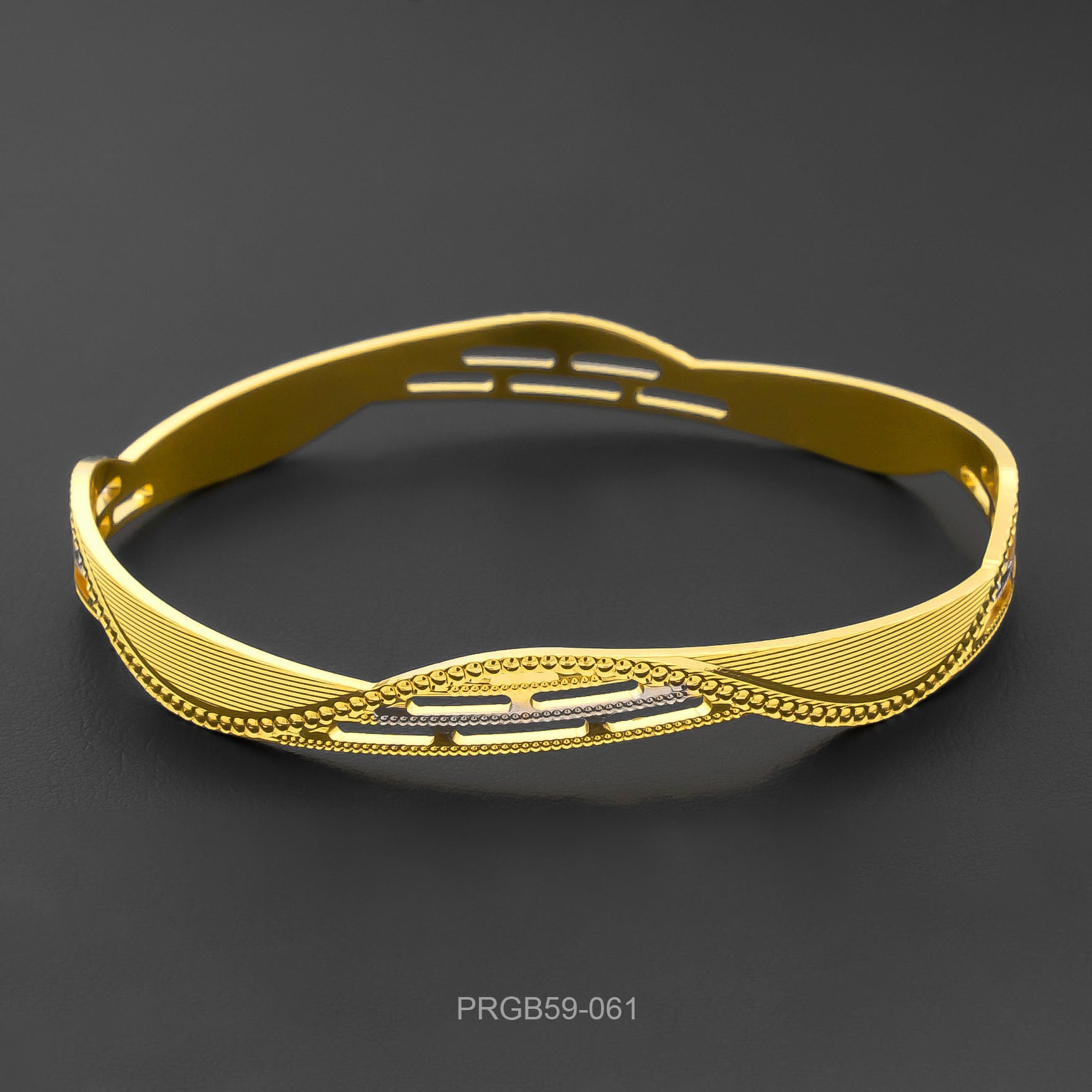 RHODIUM BANGLE PRGB59-061