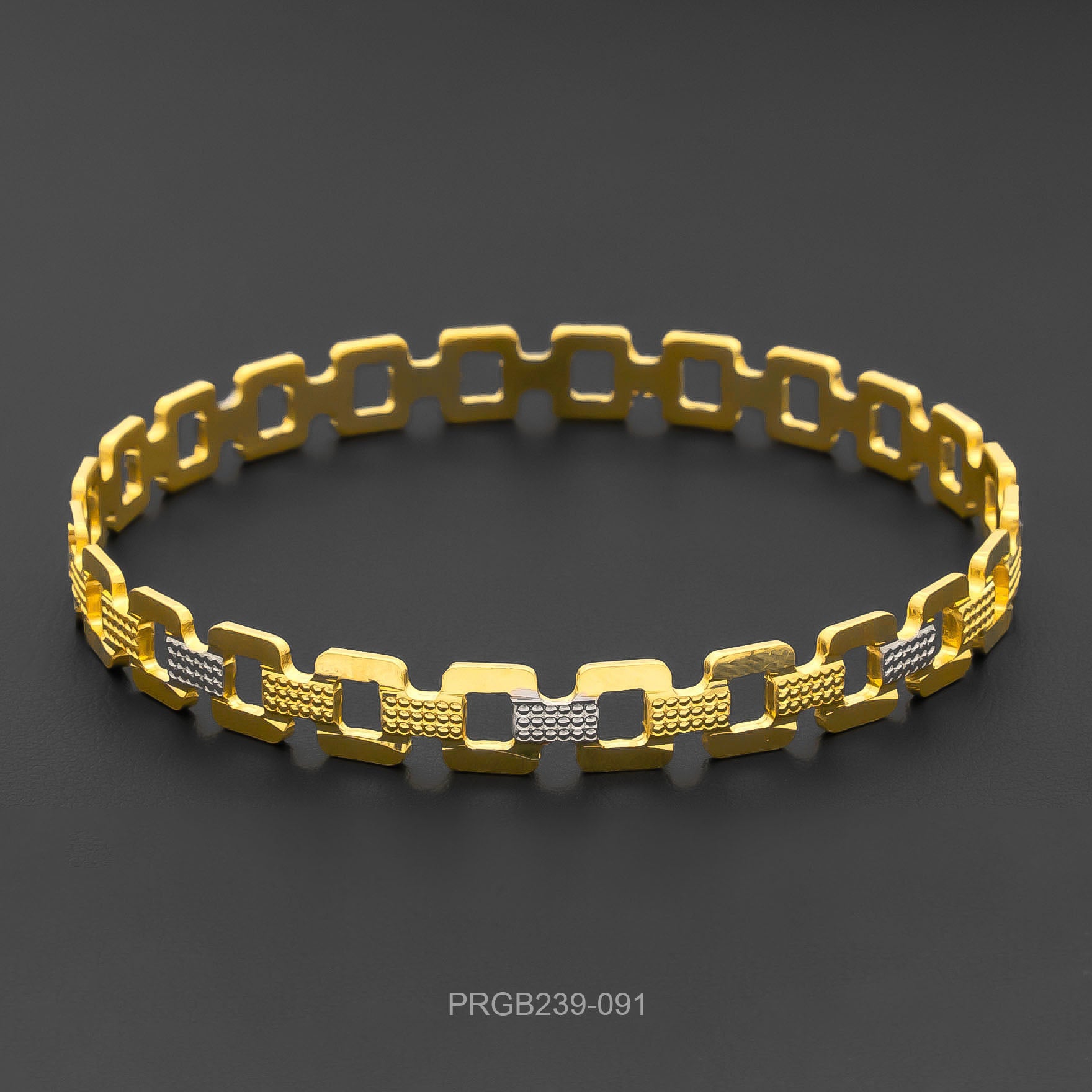 RHODIUM BANGLE PRGB239-091